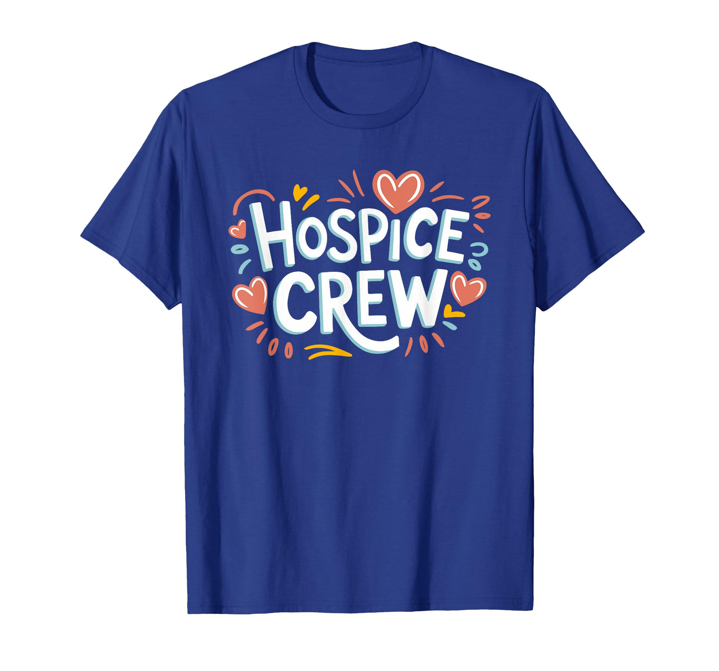 HN Nursing Accessories Hospice Nurse Squad Hospice Crew Nurse Shirt, Black, Small, Unisex-Adults, Short Sleeve, T-Shirt