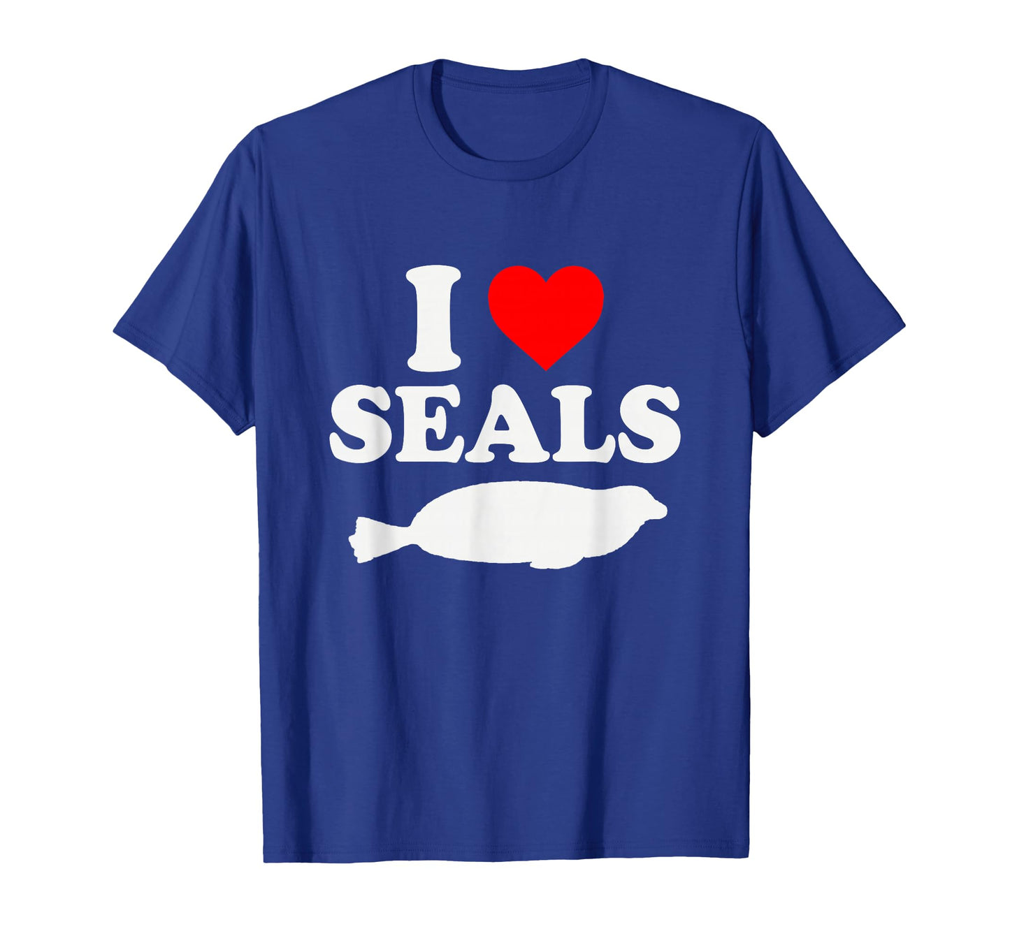 I Heart Seals Fun Design for Kids and Seal Lovers T-Shirt