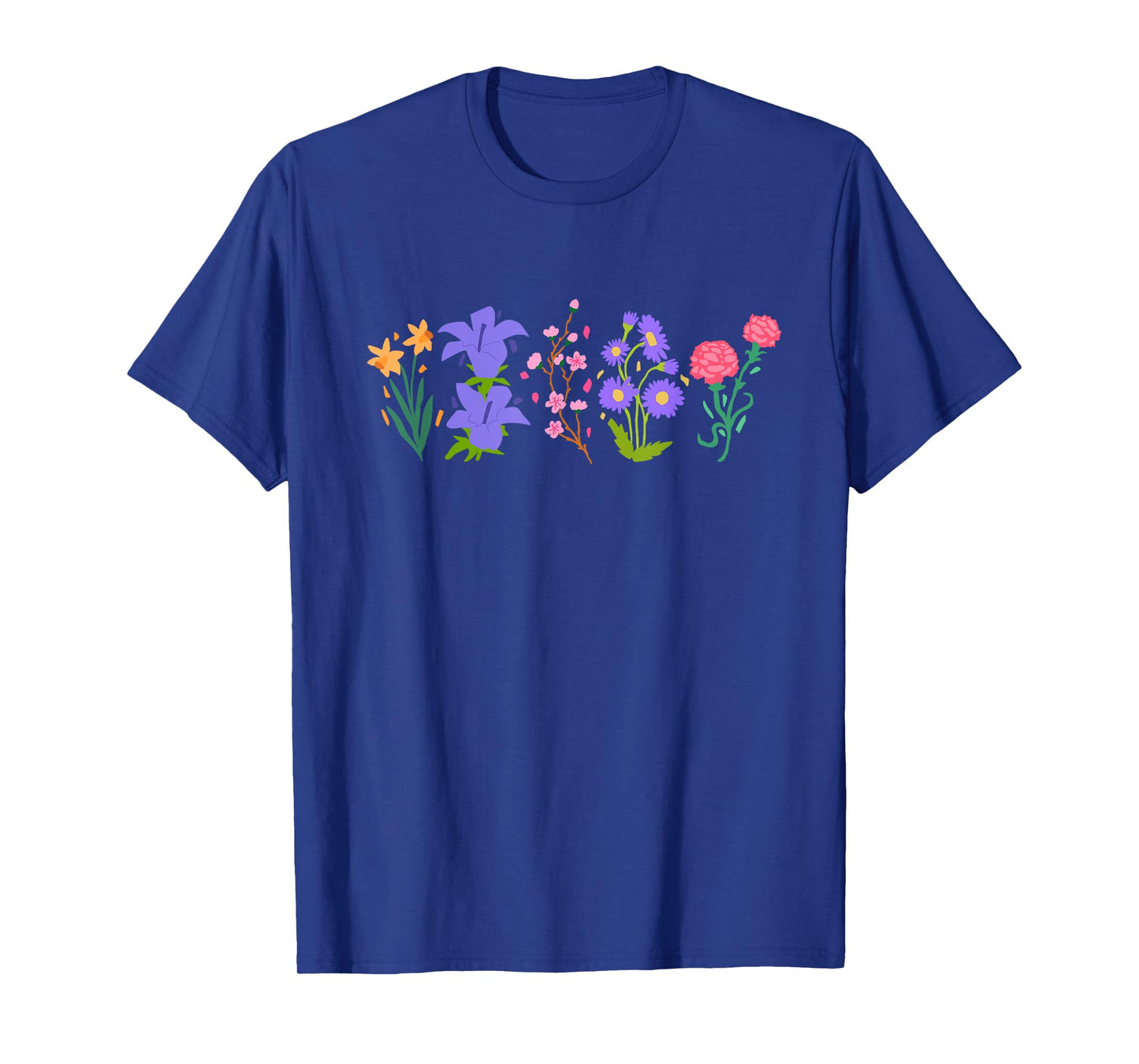 Vintage Inspired Botanical Flower Gardener Naturalist Flower T-Shirt