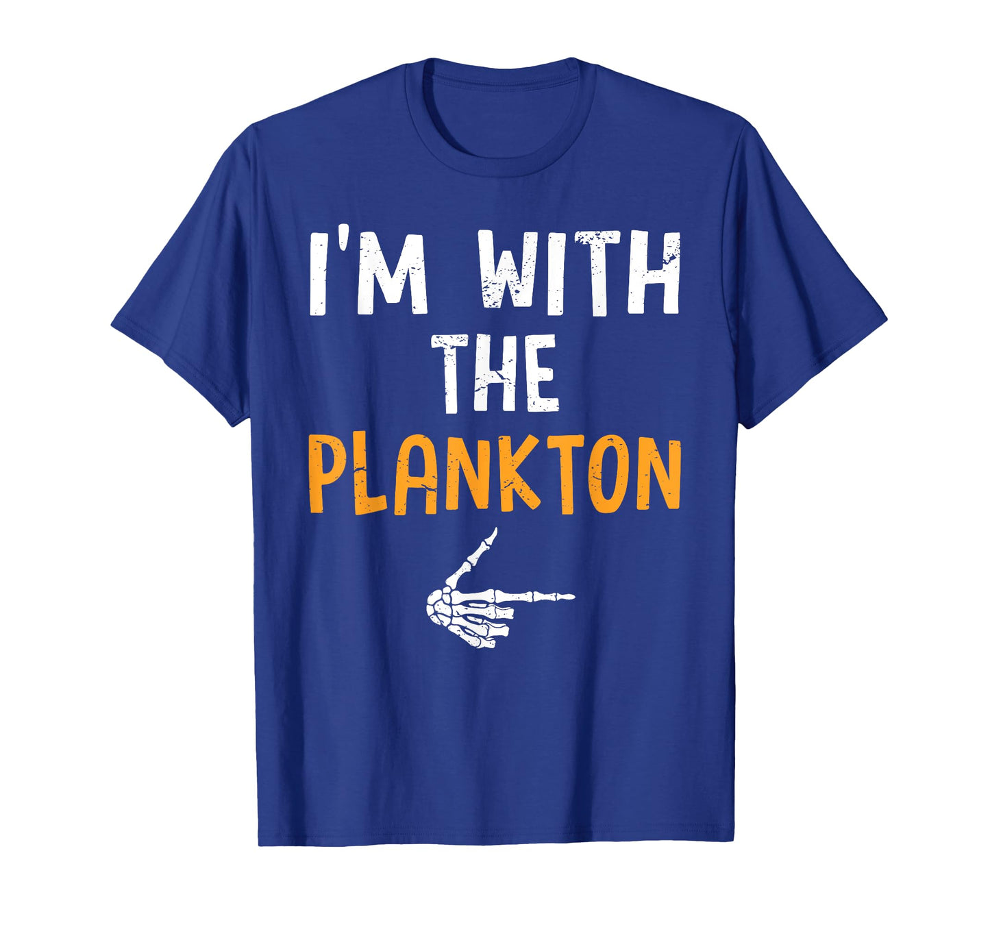 I'm with The Plankton Costume Halloween Matching Couple T-Shirt