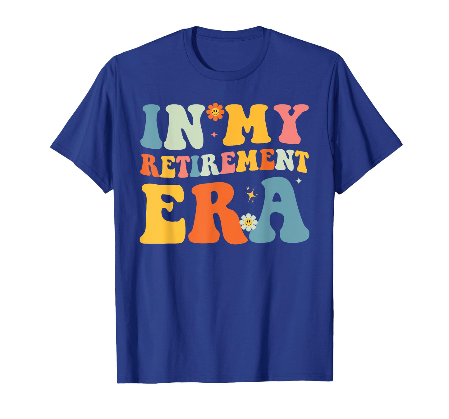 Retirement Gifts Tee Shirts For Senior Citizen Retro Groovy In My Retirement Era Funny Teacher Retired 2025 Unisex Adult T-Shirt Black S