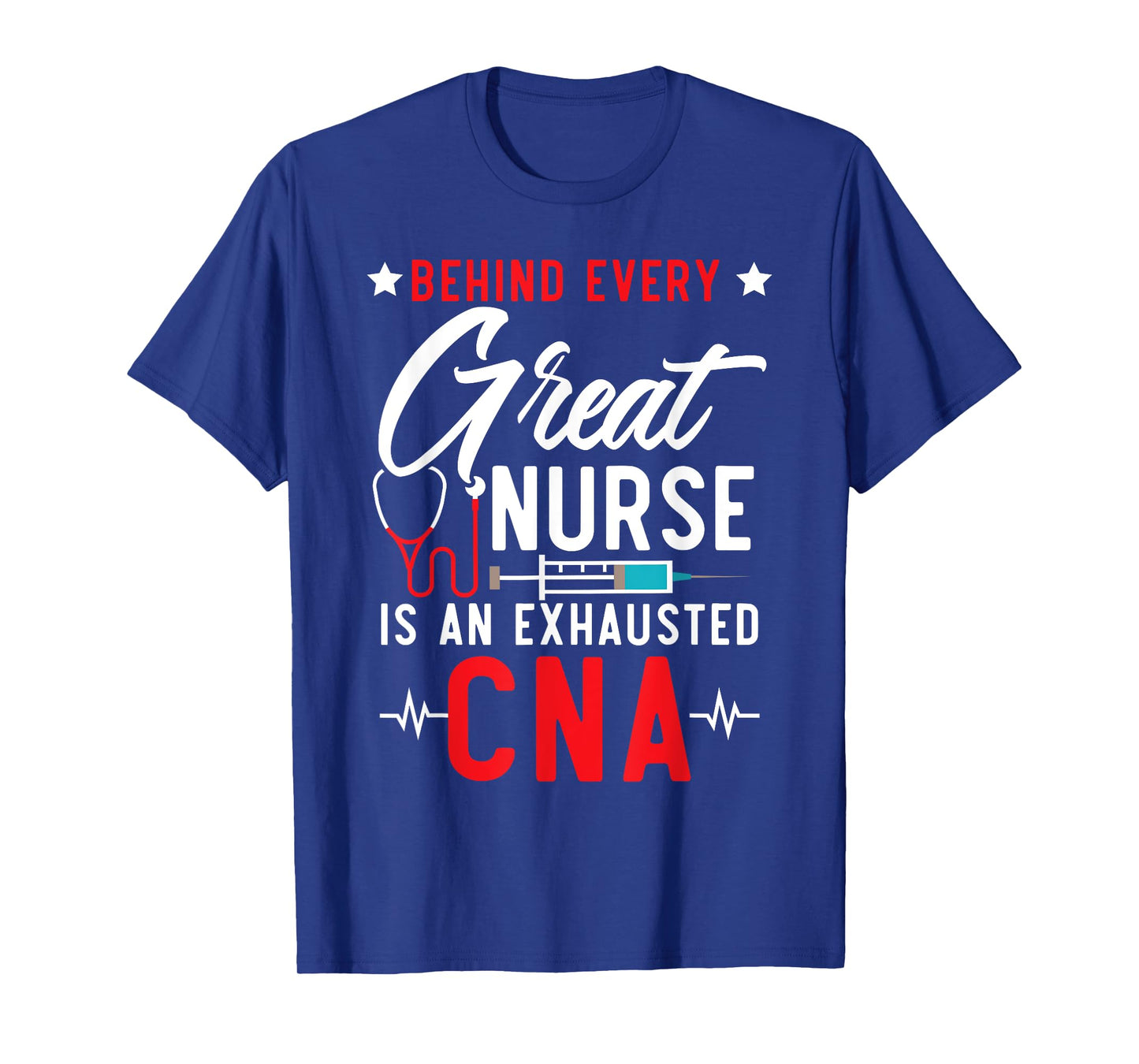 Certified Nursing Assistant CNA SteMi Apparel Black Unisex-Adults Modern Nurse T-Shirt Small