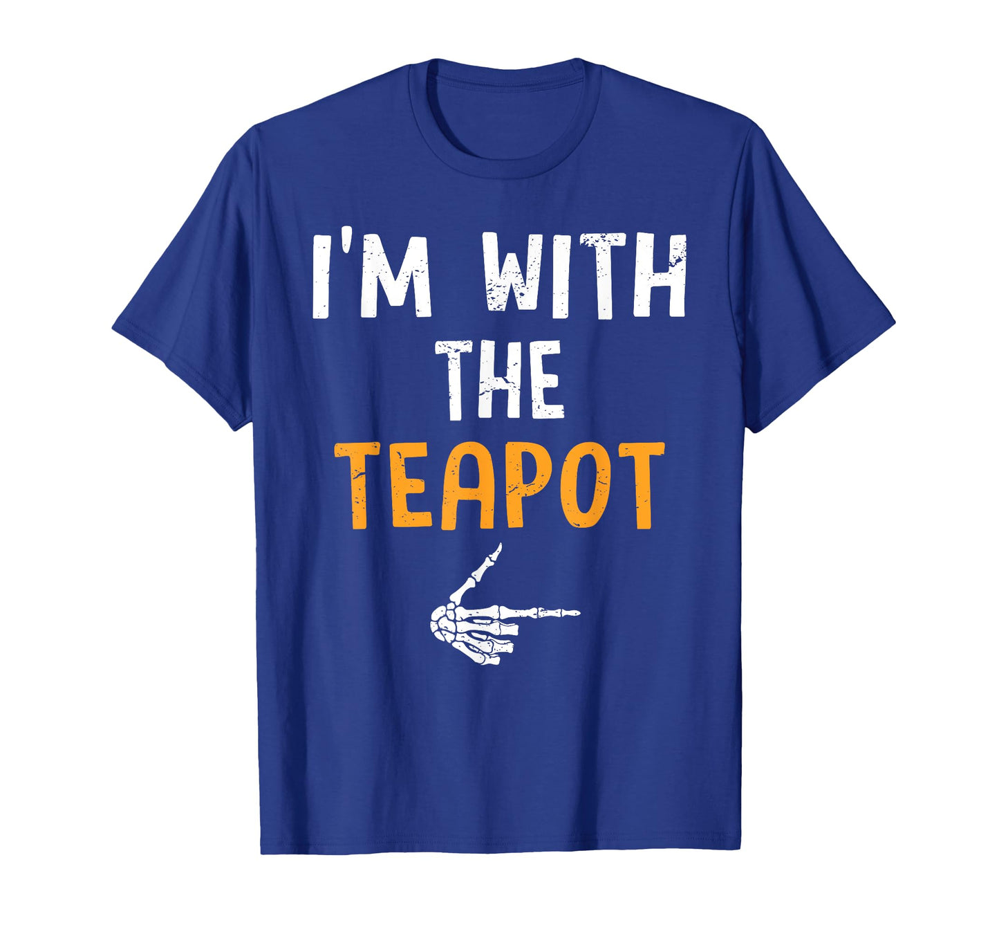I'm with The Teapot Costume Halloween Matching Couple T-Shirt