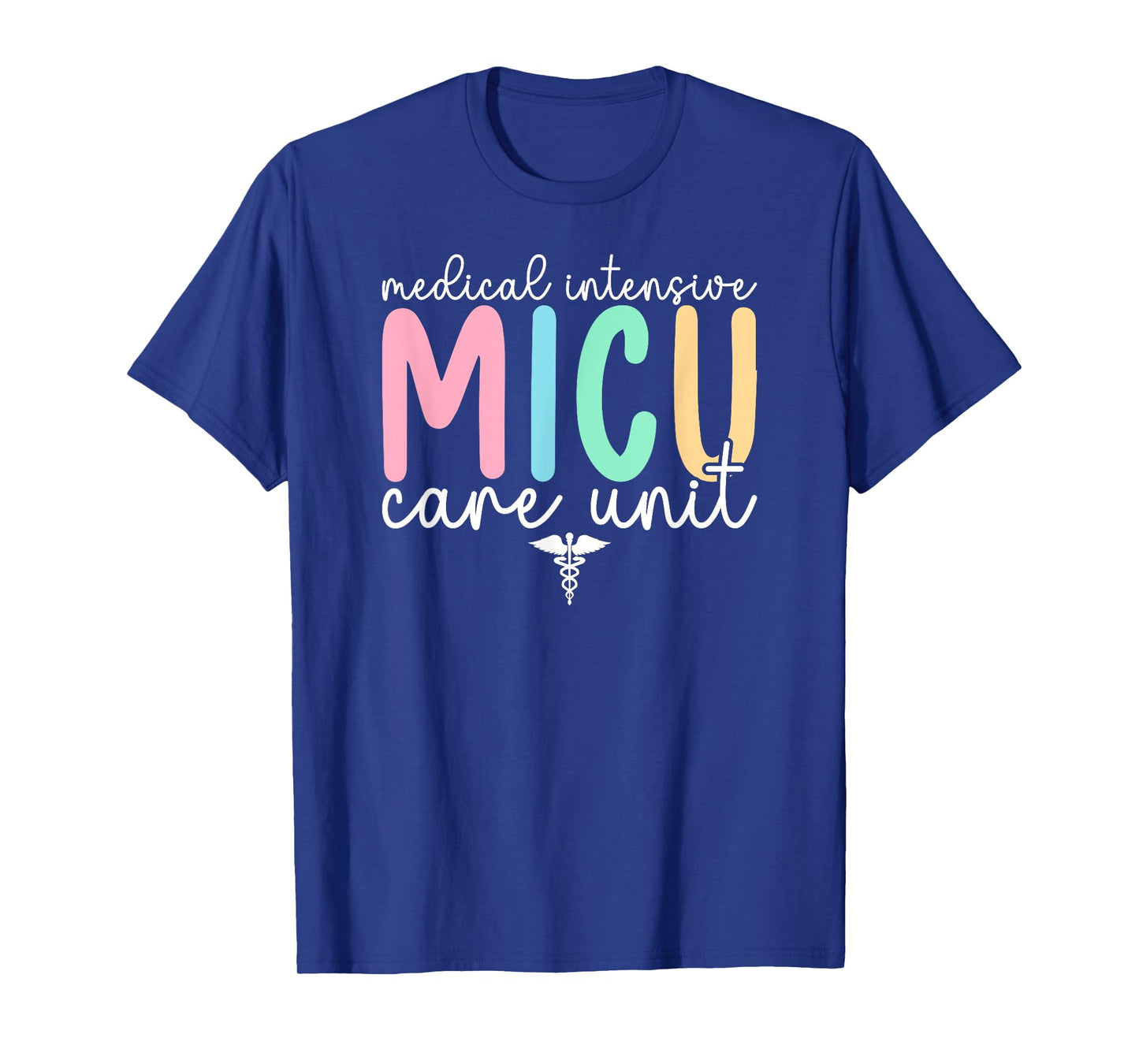 MICU Nurse Boho Medical Intensive Care Unit MICU Nursing T-Shirt