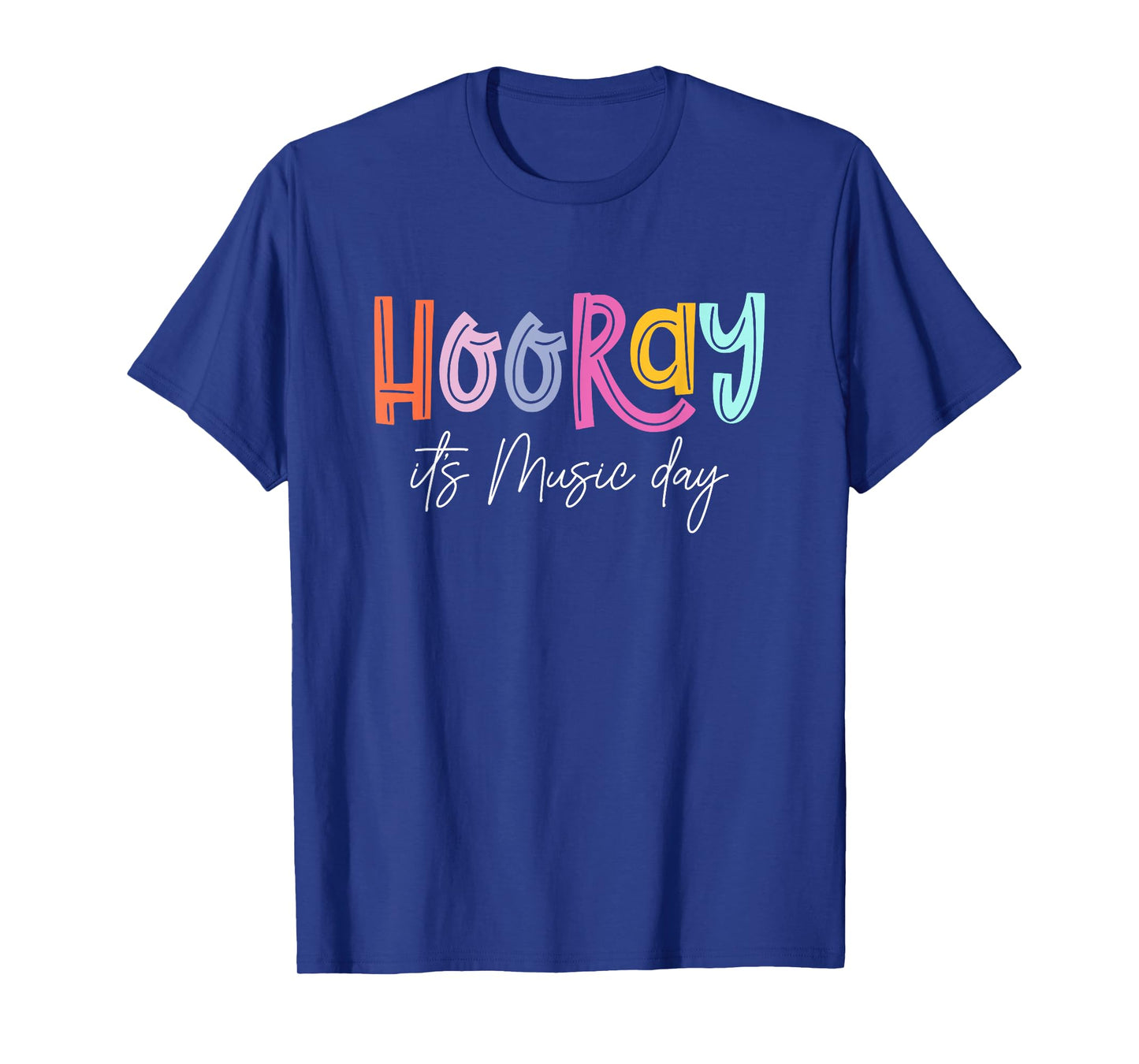 Hooray It's Music Day Music Teacher Back To School 2024 T-Shirt