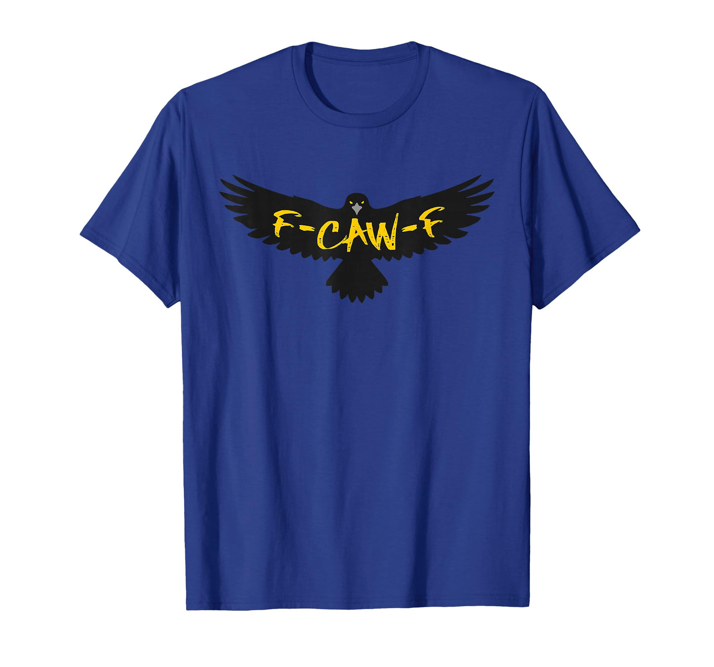 F-CAW-F Funny Black Crow Lover Raven Gothic Logo Graphic T-Shirt