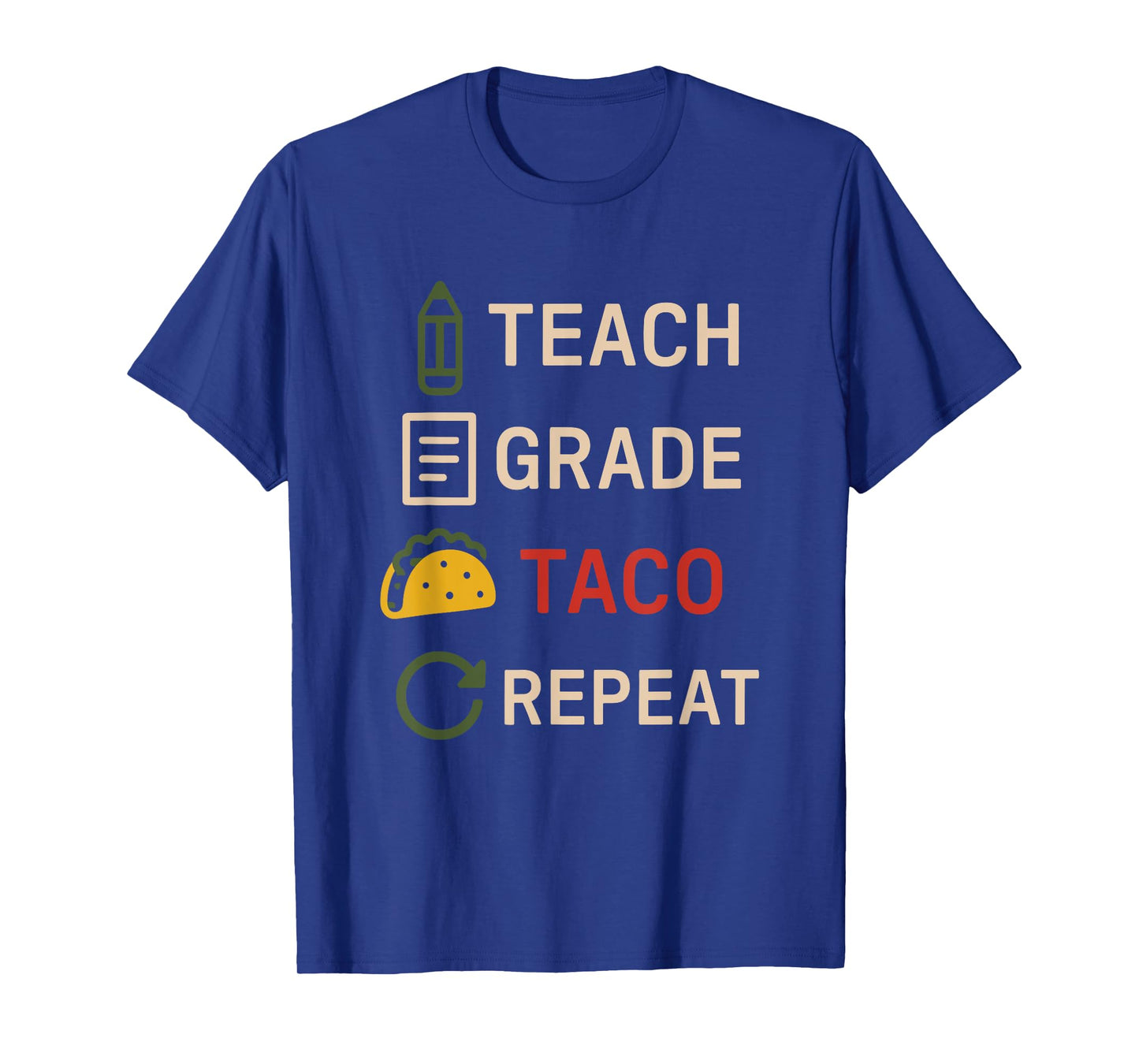Funny Teacher Taco Tuesday Foodie Classroom Humor T-Shirt