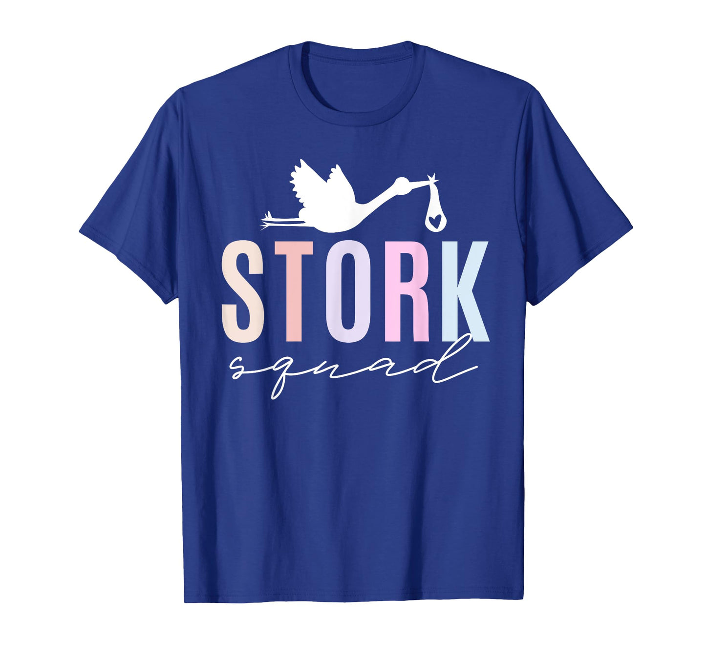 Stork Squad Labor Delivery Nurse Midwife Matching Unit Team T-Shirt