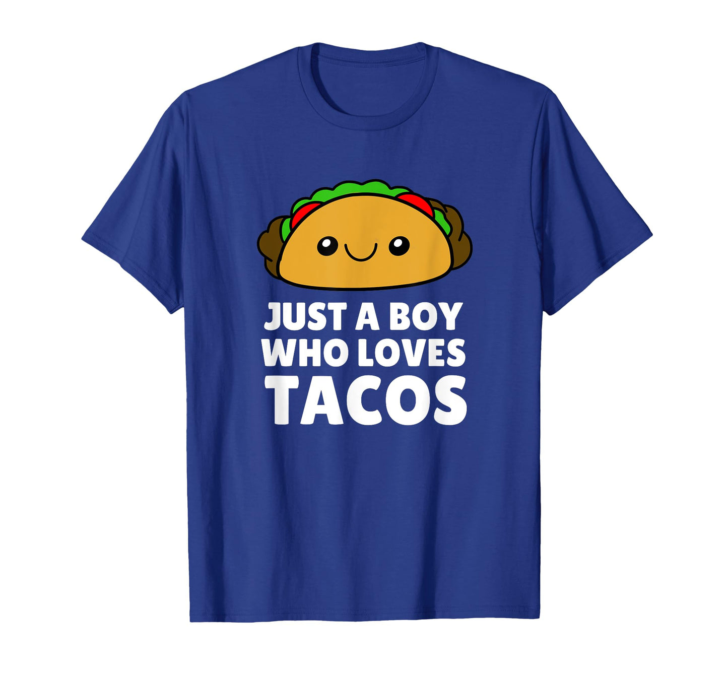 Just A Boy Who Loves Tacos Funny Kids Toddler Baby 5T 4T T-Shirt
