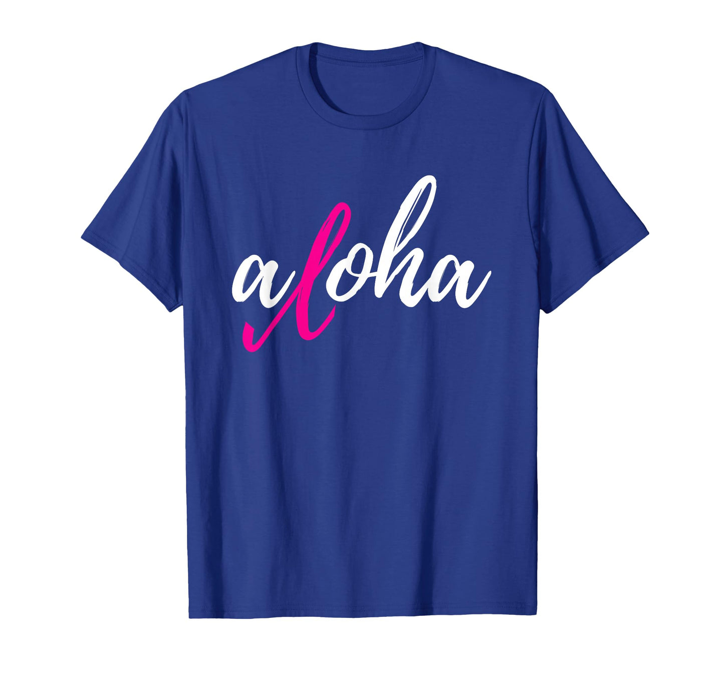 Aloha Pink Ribbon Breast Cancer Awareness T-Shirt