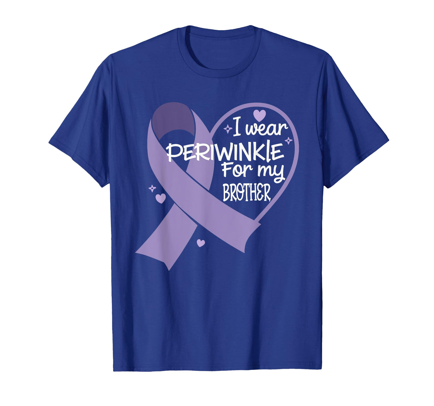 I Wear Periwinkle For My Brother Esophageal Cancer T-Shirt
