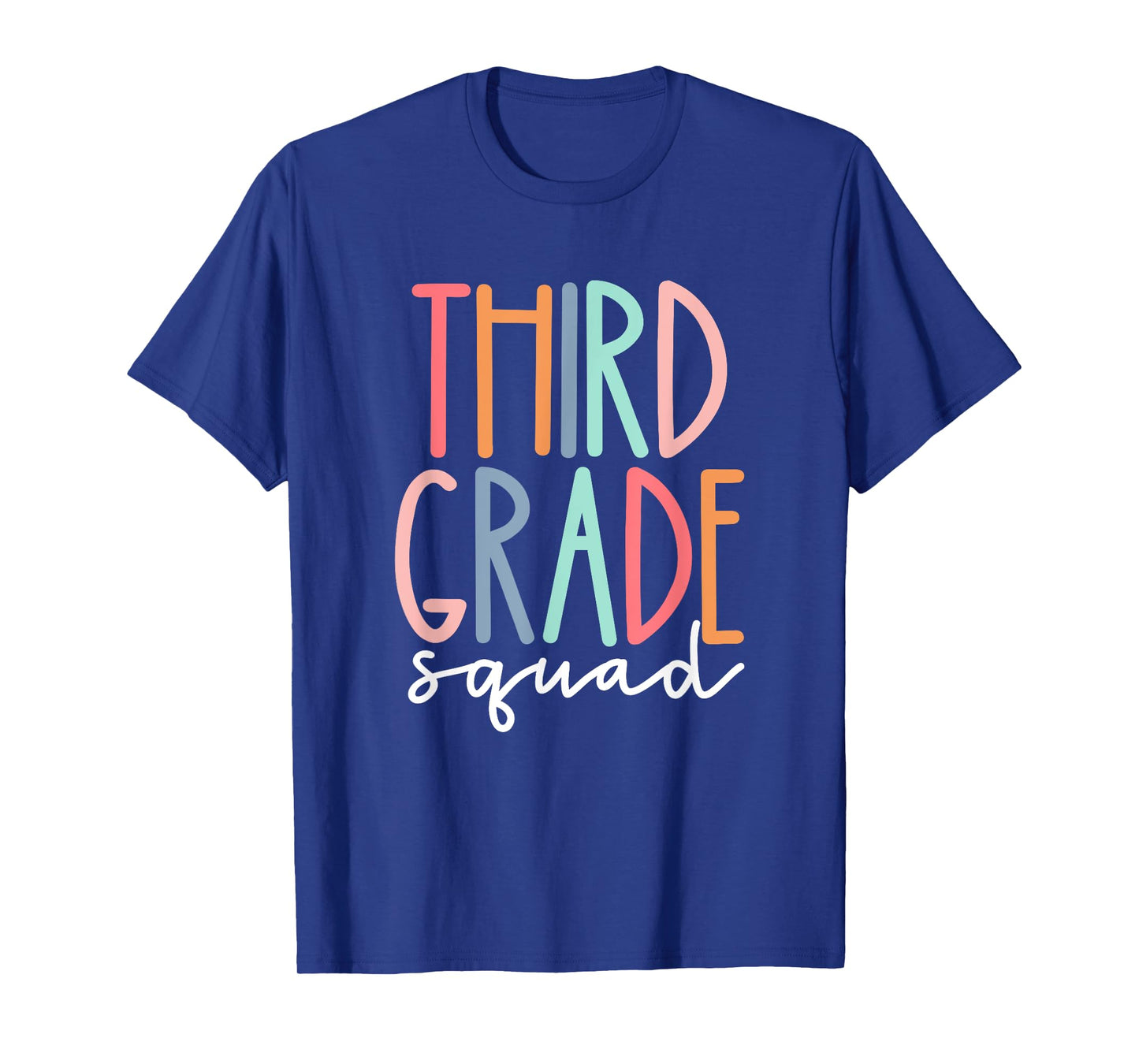 Third Grade Squad 3rd Grade Teacher Crew Back To School Team T-Shirt