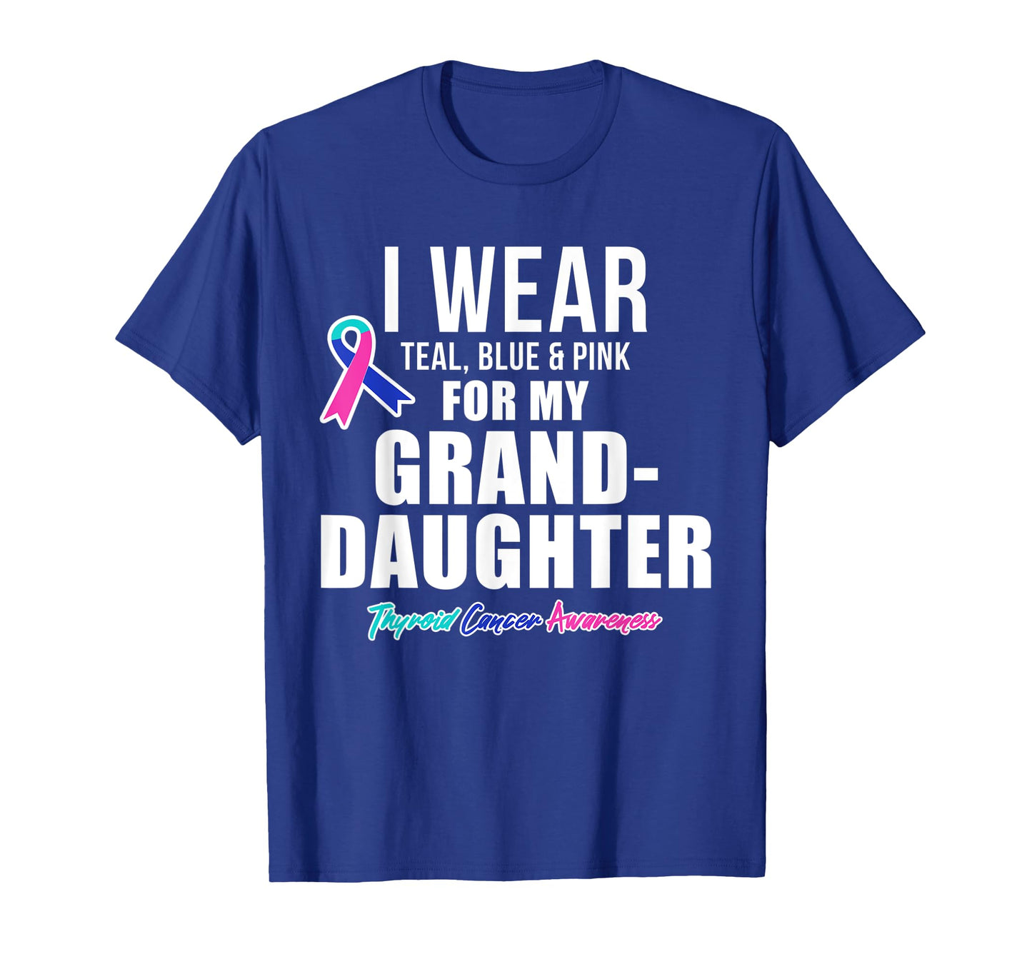 Thyroid Cancer Shirt for Granddaughter Awareness Products