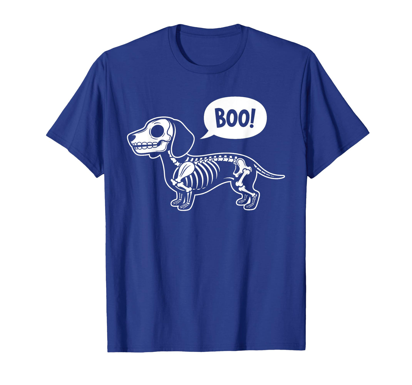 Cute Dachshund Doxie Skeleton Boo Wiener Dog Halloween T-Shirt