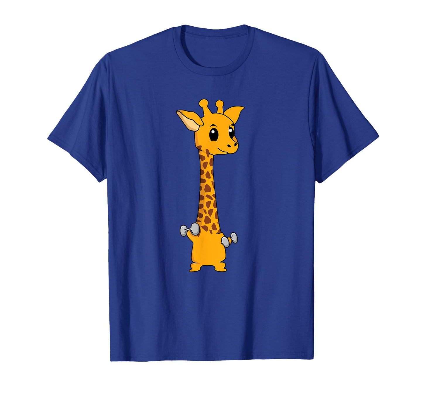 Funny Giraffe Camelopard Lifting Gym Motivation T-Shirt