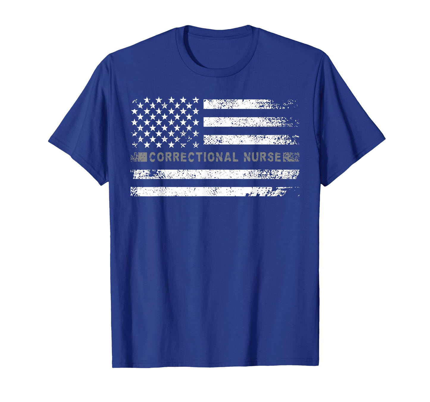 Corrections Nurse US Flag Correctional Nursing T-Shirt