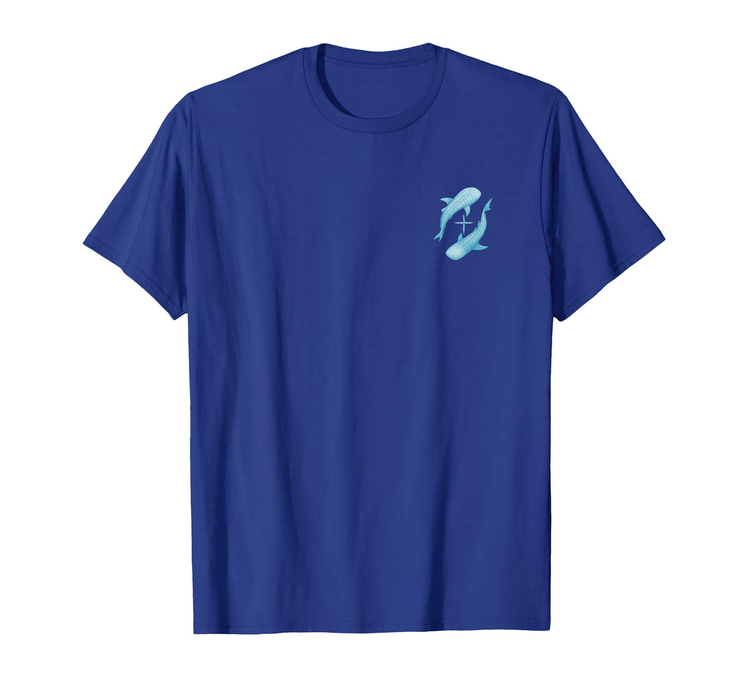 Christian Teen - Whale Shark, Seaweed Cross, Ocean Vibes T-Shirt