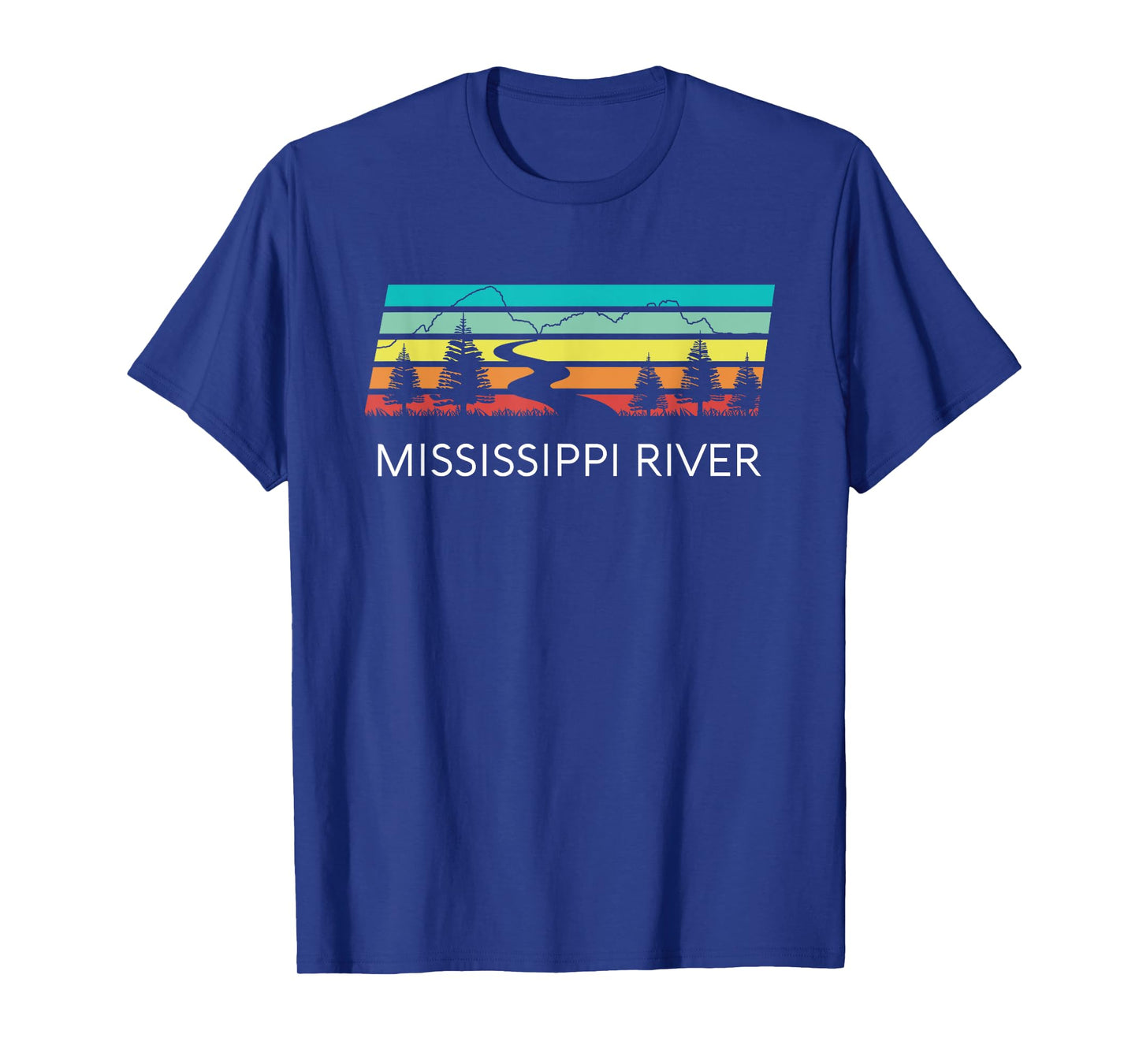 Mississippi River Retro Vintage Delta Louisiana Lake Itasca T-Shirt