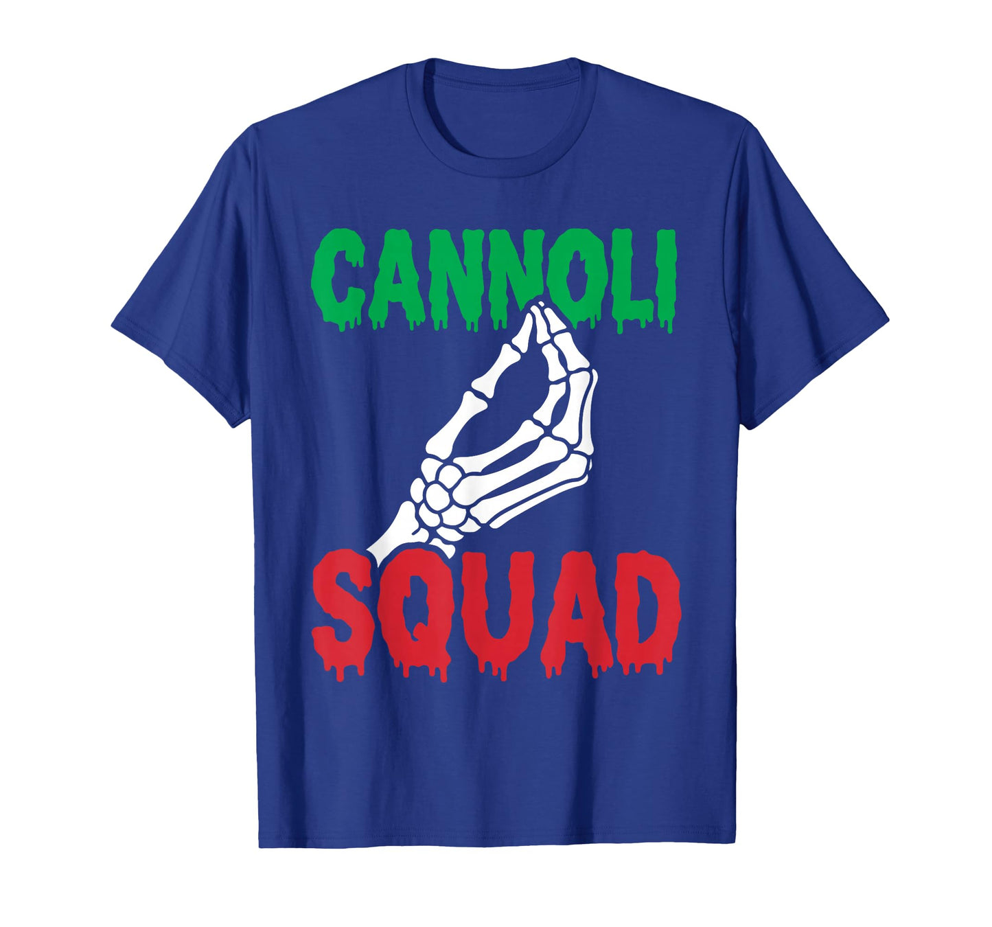 Cannoli Squad Skeleton Italian Halloween Family Matching T-Shirt