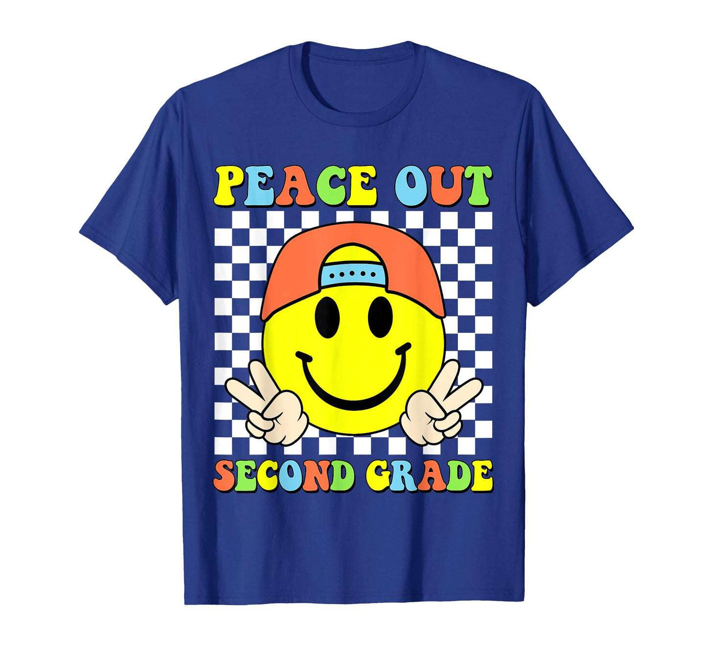 Peace Out 2nd Grade Boys Kid Graduation Last Day Of School T-Shirt