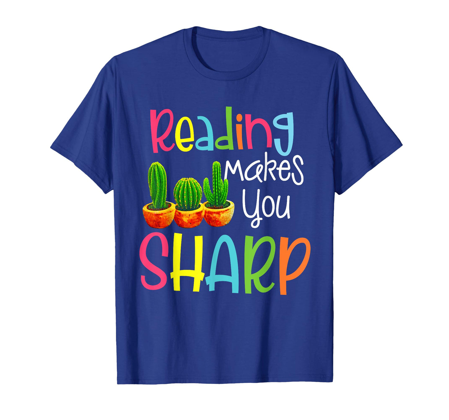Reading Cactus ELA Teacher Sharp - Cute Reading Teacher Men Women Kids T-Shirt