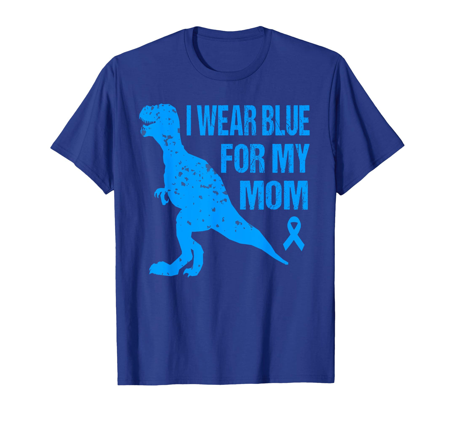 I Wear Blue For My Mom Diabetes Awareness Toddler Son Boys T-Shirt