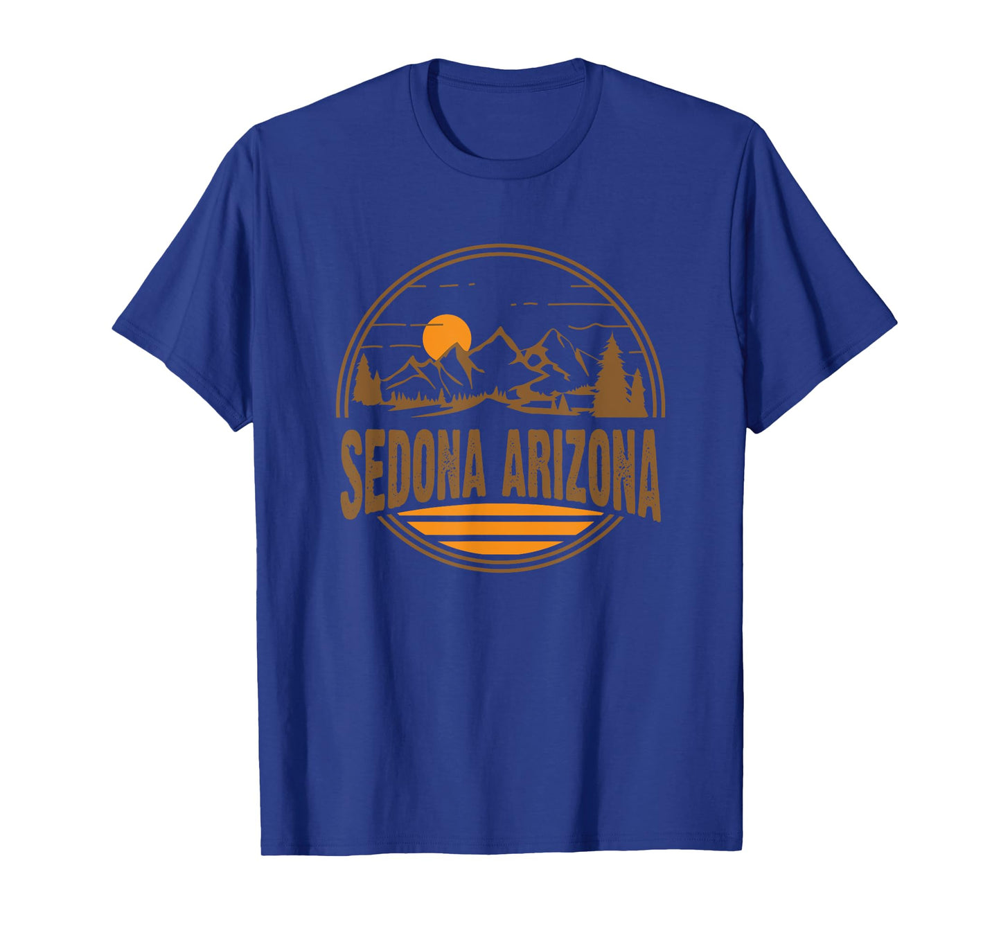 Vintage Sedona, Arizona Mountain Hiking Souvenir Print T-Shirt