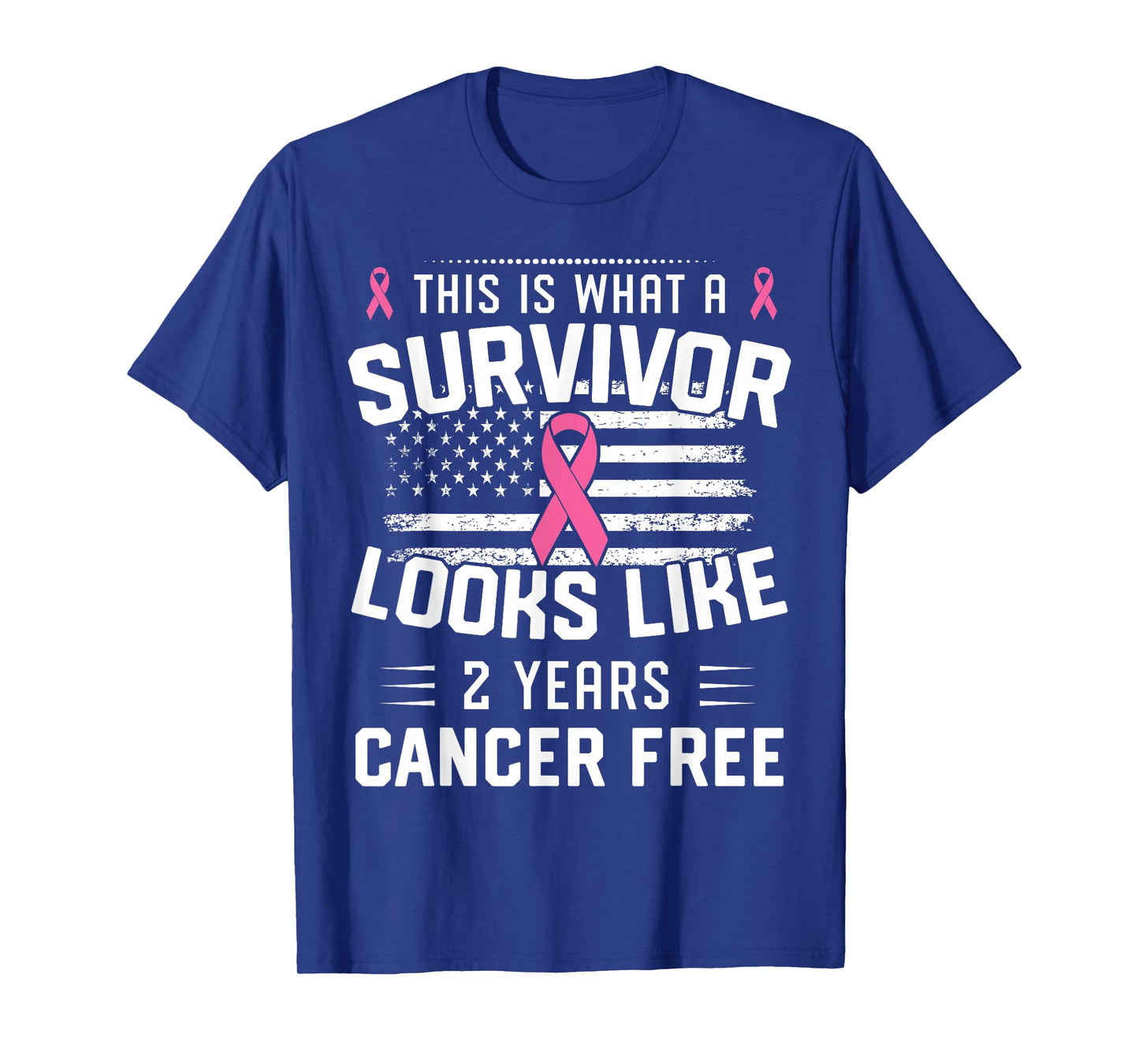 Breast Cancer 2 Years Survivor Of Being Breast Cancer Free T-Shirt