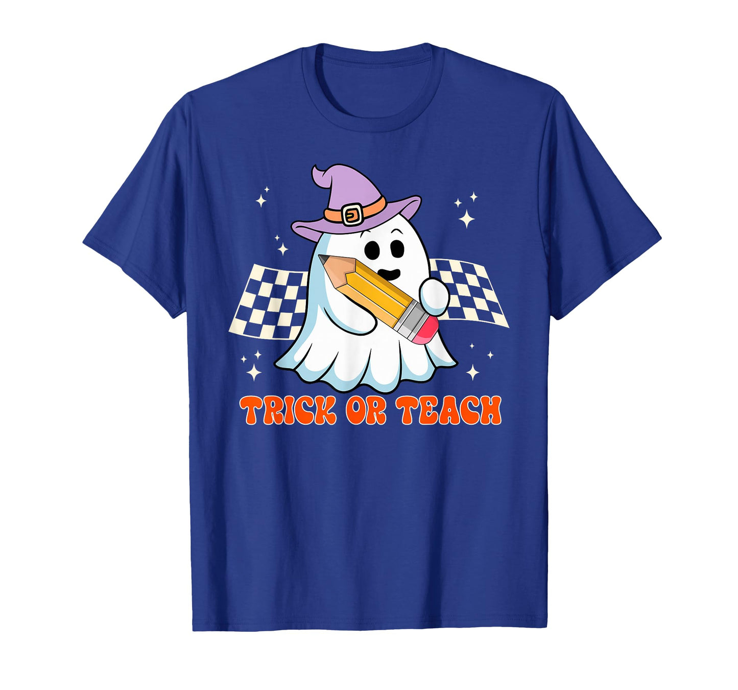 Trick Or Teach Boo Ghost Teacher Halloween T-Shirt