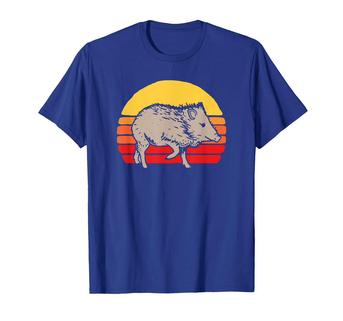 Javelina Vintage Retro 80s Sunset Cute Funny Arizona T-Shirt
