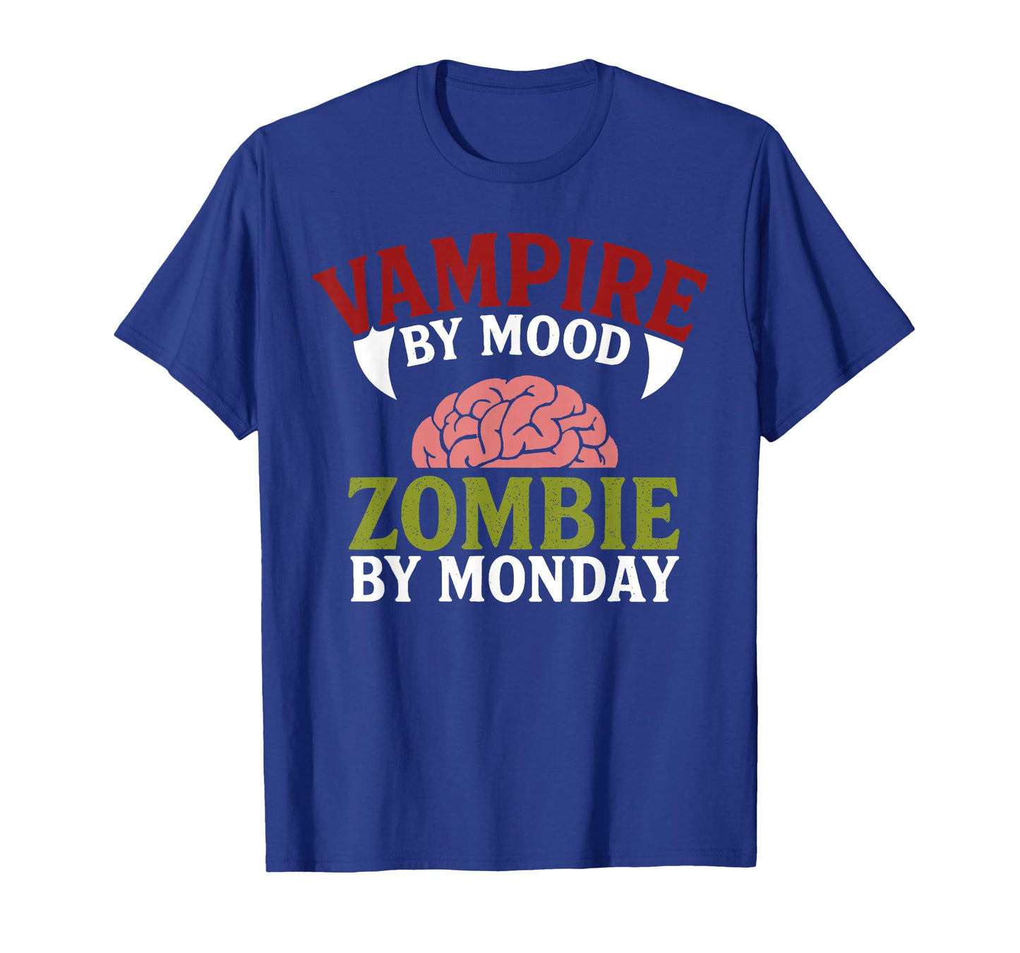 Vampire Zombie Halloween Spooky Haunted Season Celebration T-Shirt