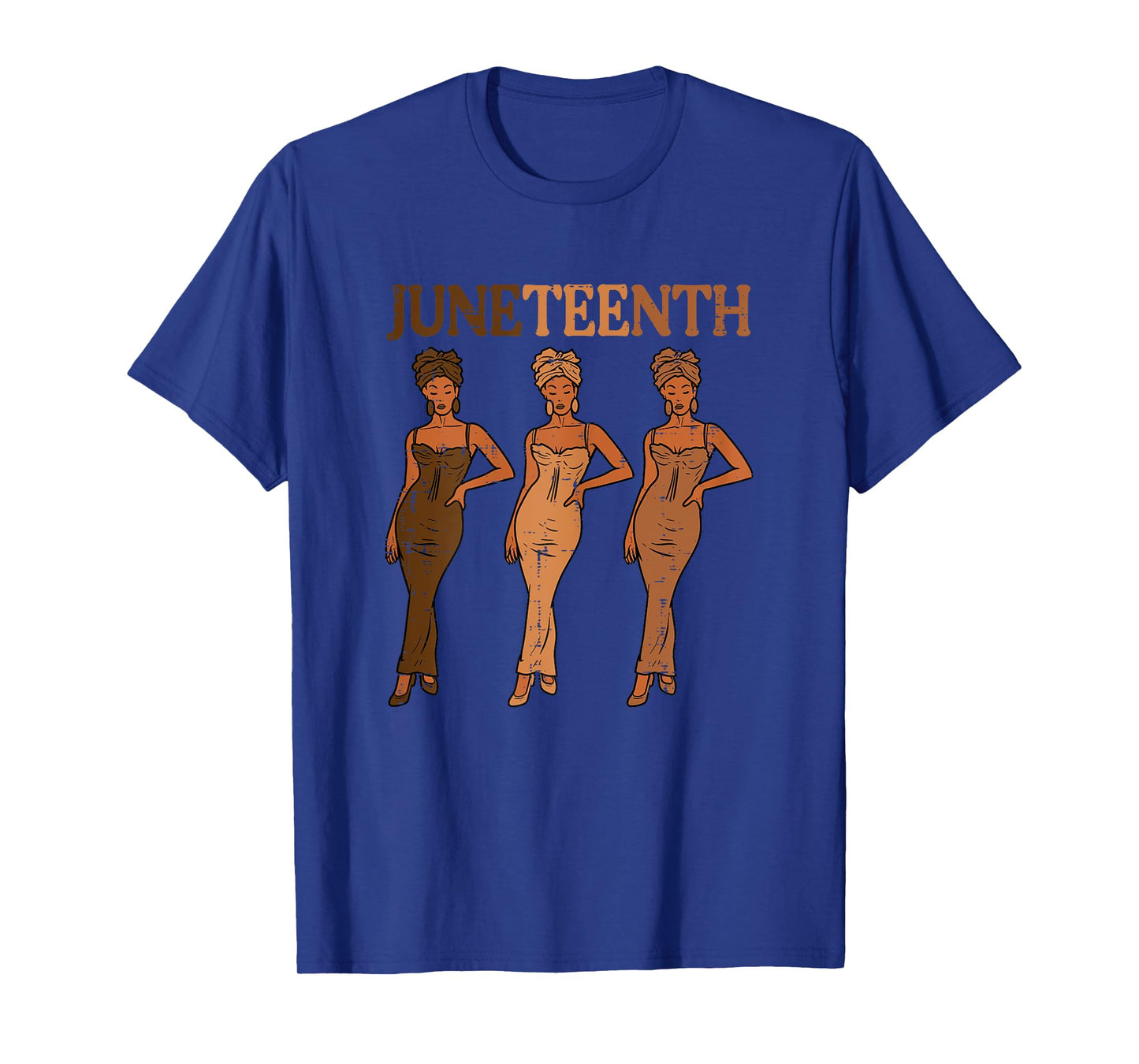 Juneteenth Black Woman Dress 1865 Melanin Women Girls Kids T-Shirt