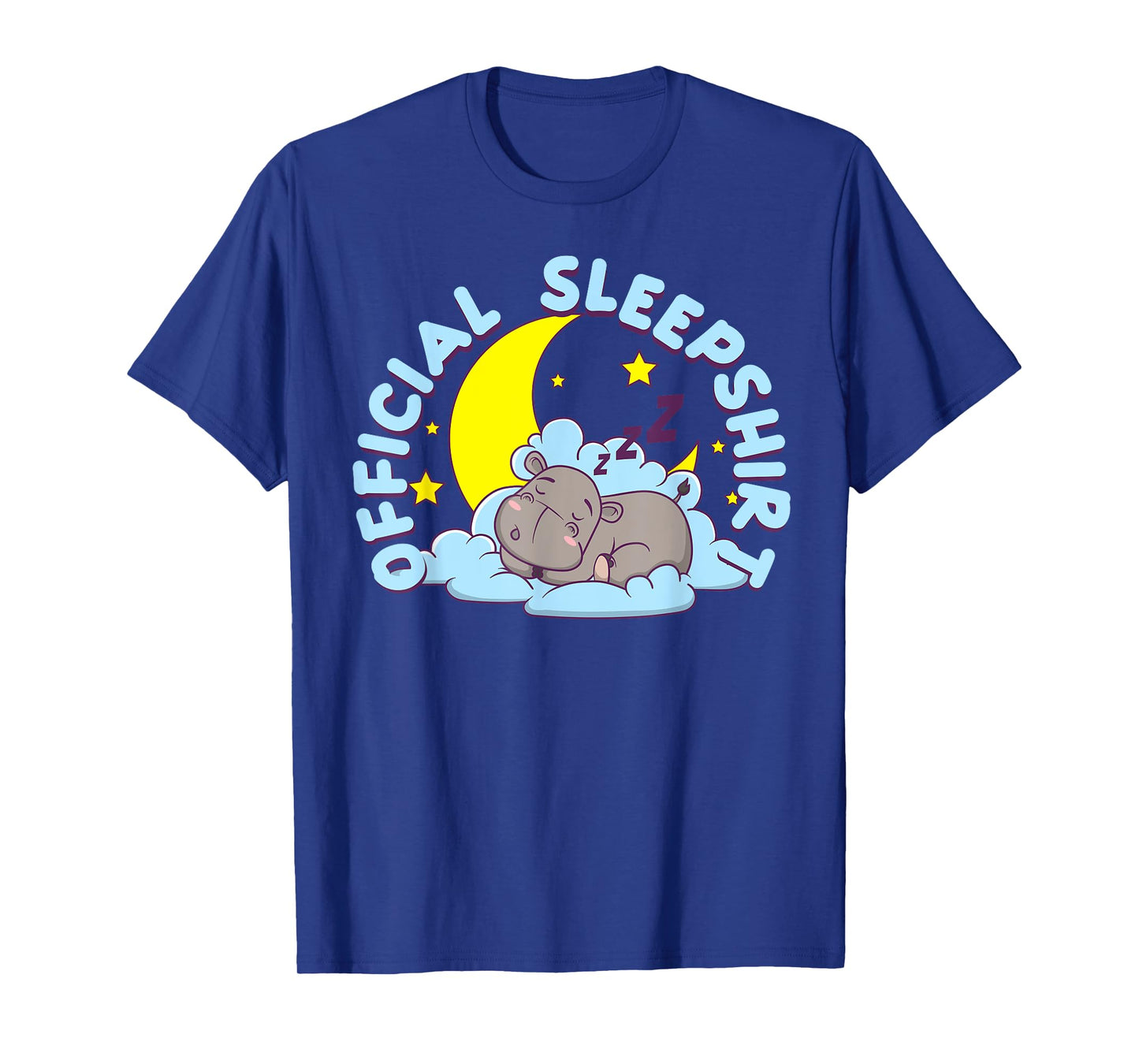 Official Sleepshirt Hippopotamus Hippotology Animal Hippo T-Shirt
