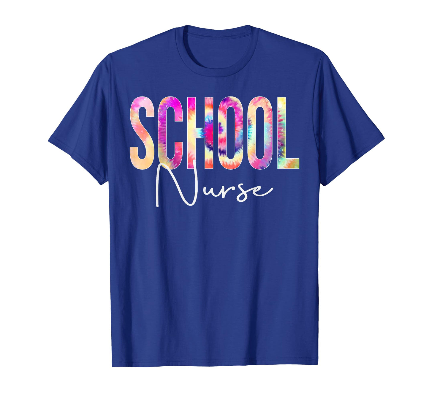 School Nurse Tie Dye Back To School women appreciation T-Shirt