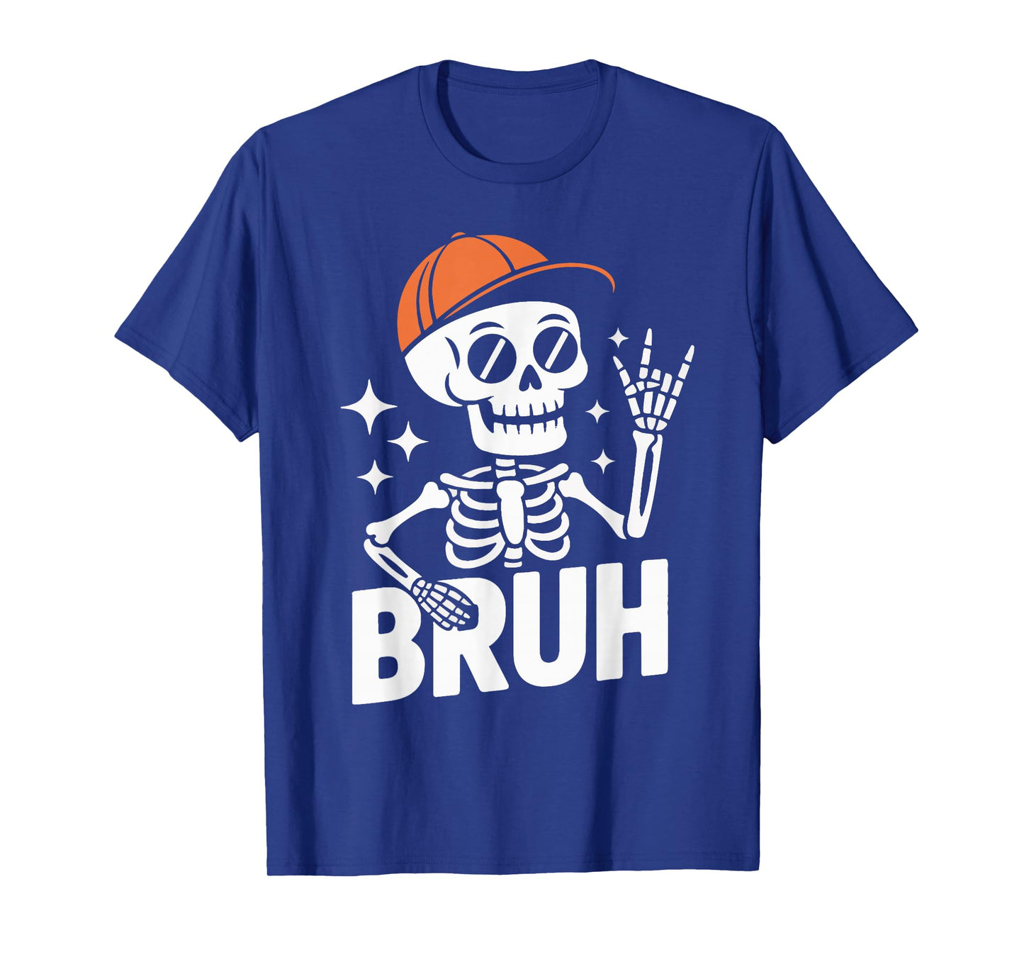 Bruh Halloween Skeleton Gamer Video Gaming Skeleton T-Shirt