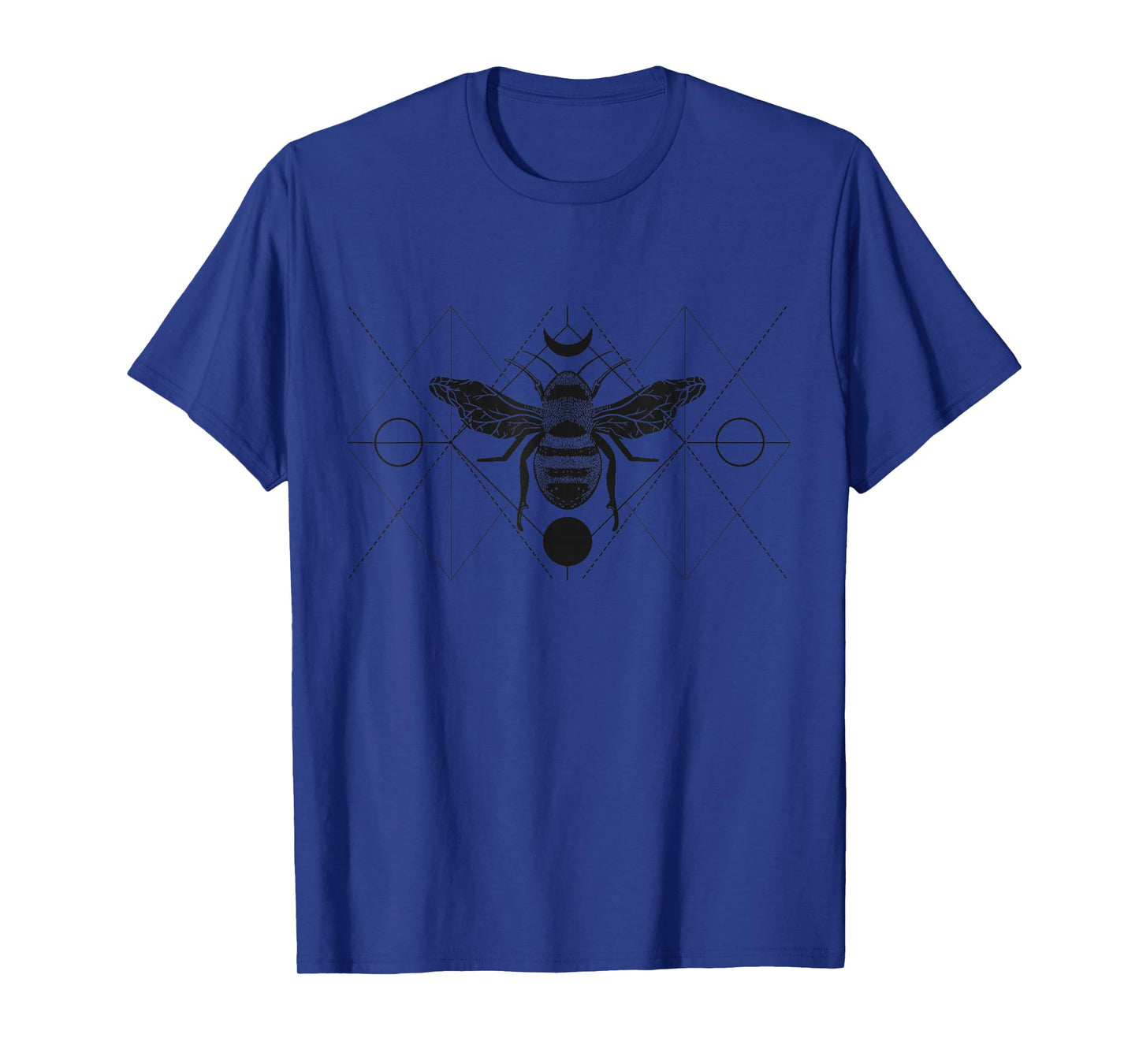 Bee Geometric Art Pattern Insect Tattoo Beekeeper Gift T-Shirt
