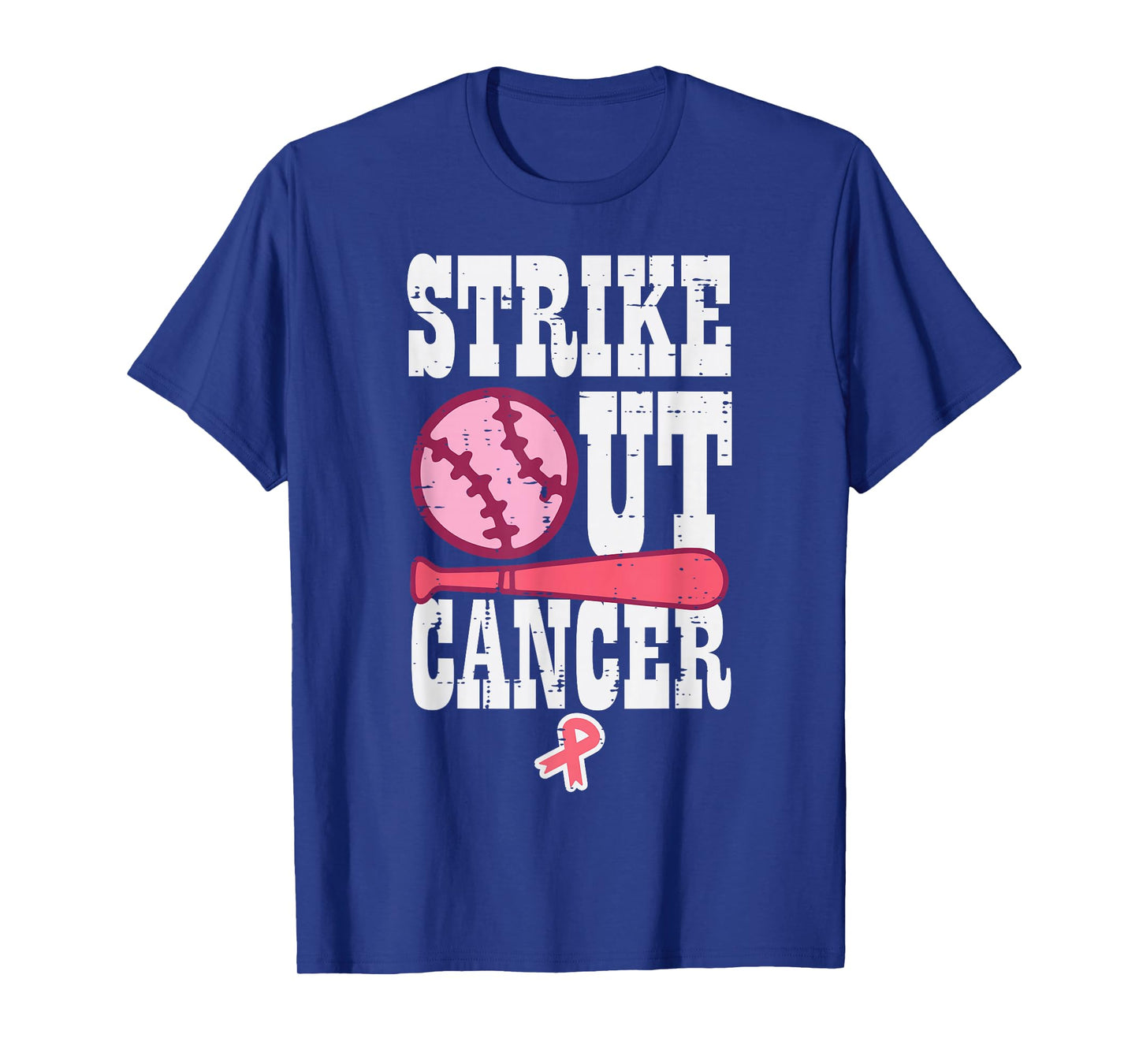 Strike Out Cancer Baseball Breast Cancer Awareness Women T-Shirt