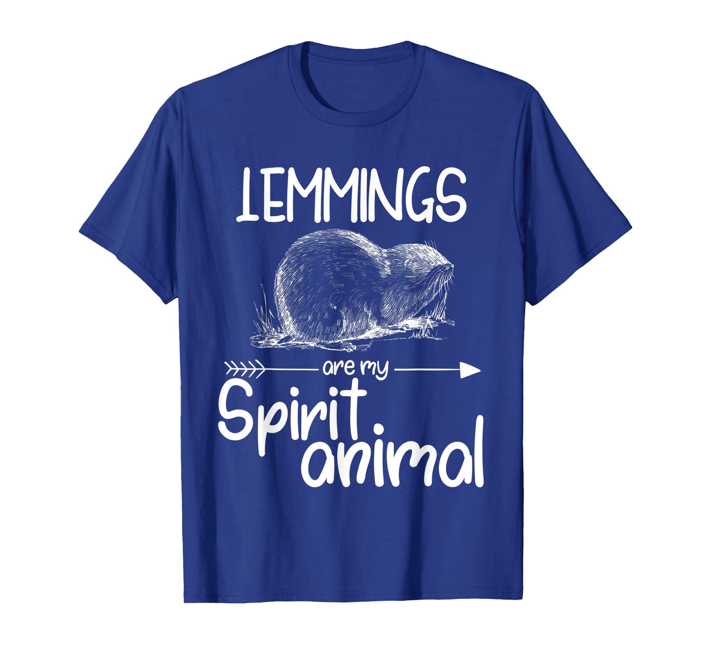 Lemmings Are My Spirit Animal Gift For Men Women Rodent T-Shirt