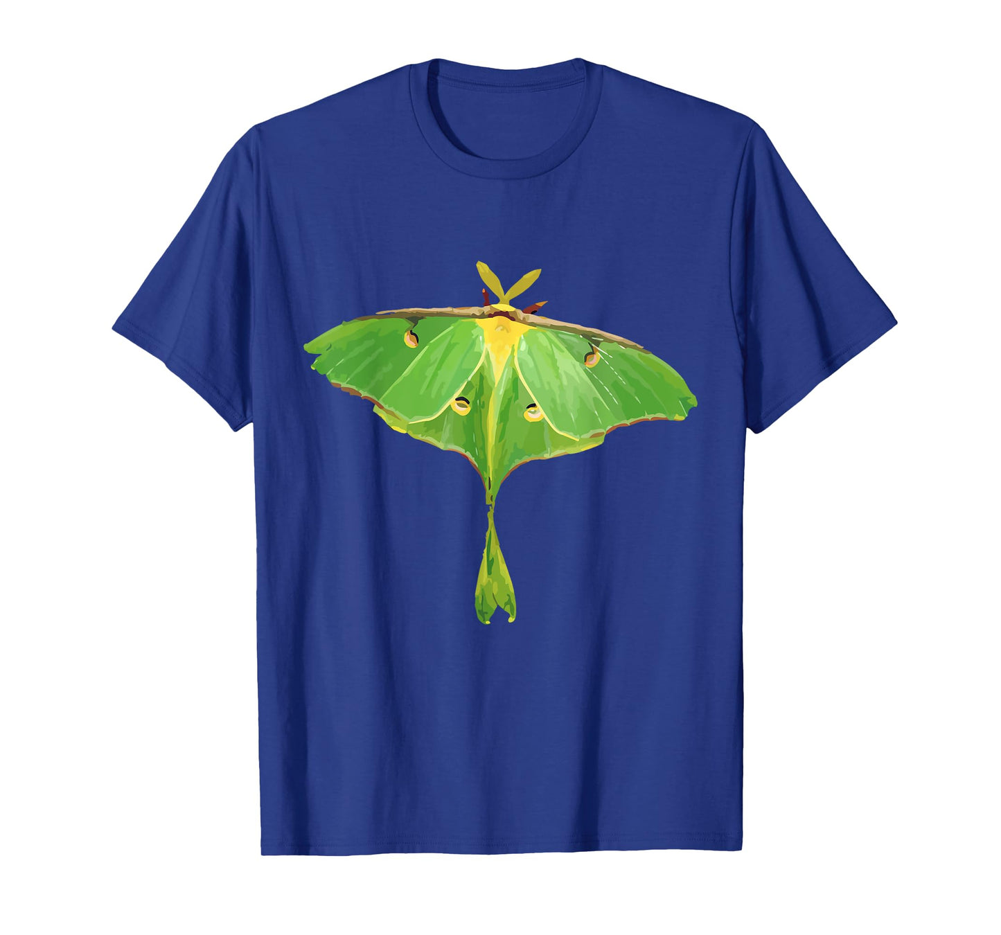 Lovely Luna Moth Gifts Moth Shirt - Luna Moth Graphic T-Shirt (Black, Small, Unisex-Adults, Short Sleeve, Classic Fit, Modern, Graphic, Vacation, Casual)