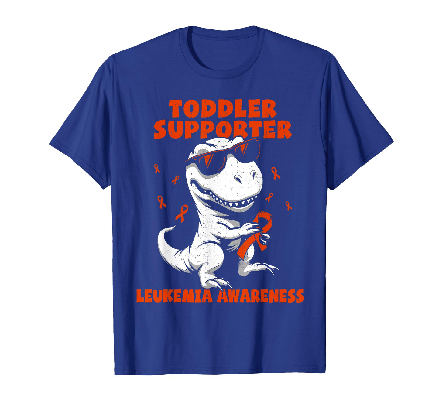 Kids Toddler Supporter T Rex Leukemia Awareness Boys T-Shirt