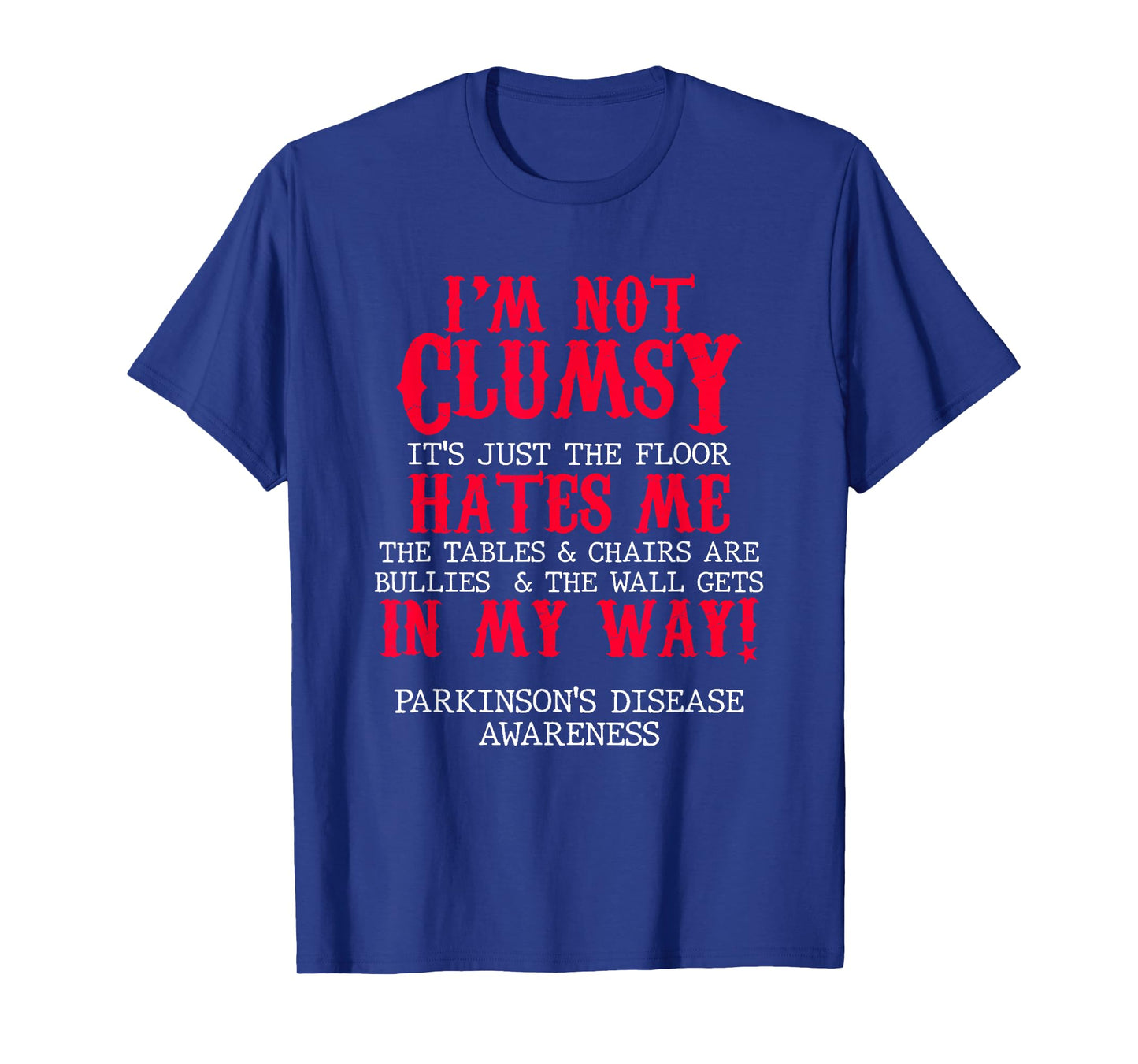 Parkinsons Disease Awareness Clumsy Warrior Survivor T-Shirt