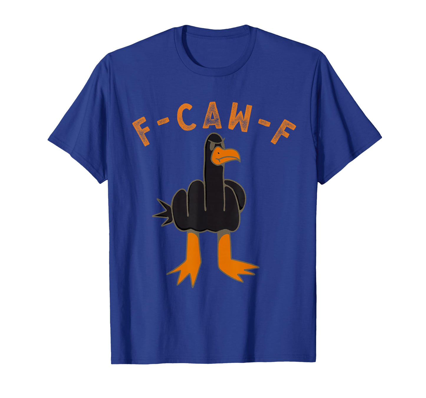 F-Caw-F Funny Seagull FCAWF Humour Sarcasm Middle Finger Meme T-Shirt