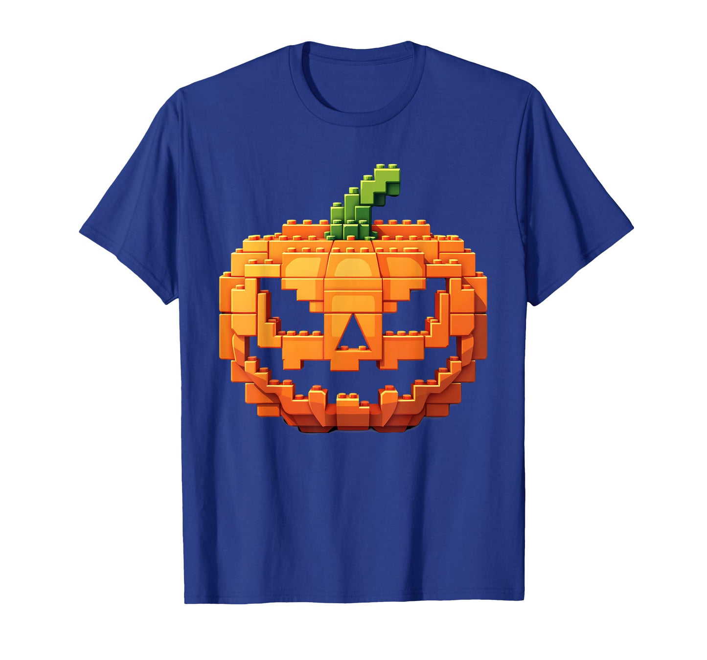 Halloween Master Builder Pumpkin kids Building Blocks Bricks T-Shirt