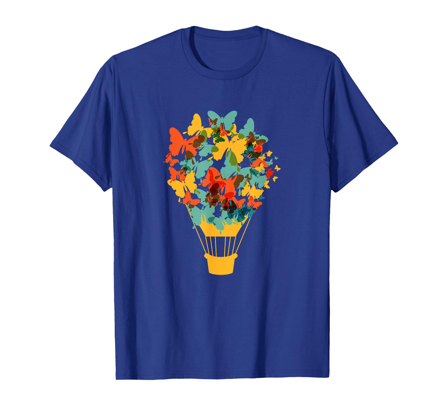 Hot Air Balloon Butterflies Butterfly Beautiful Lepidoptera T-Shirt