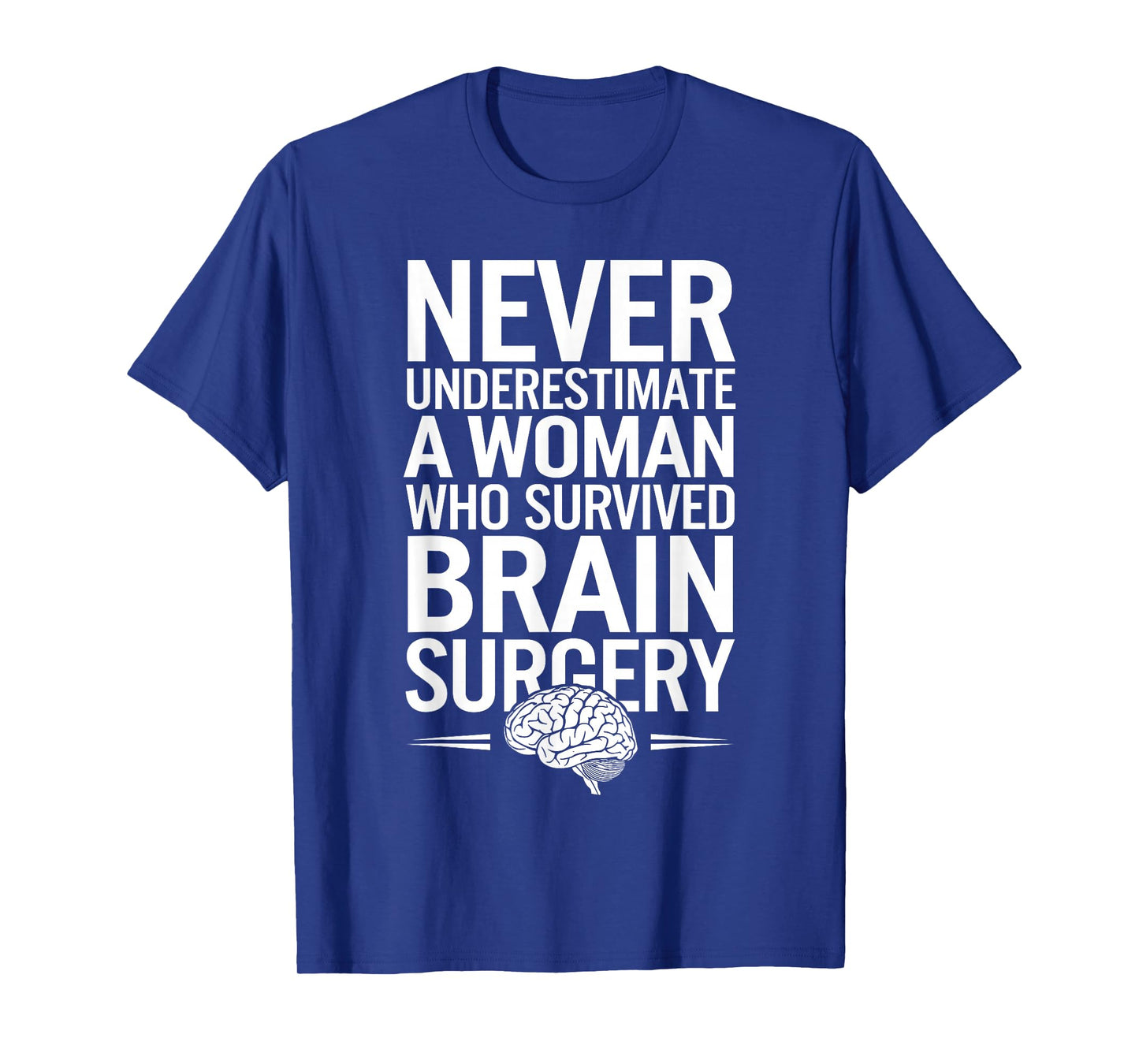 Cute Brain Surgery Art For Women Brain Tumor Cancer Survivor T-Shirt