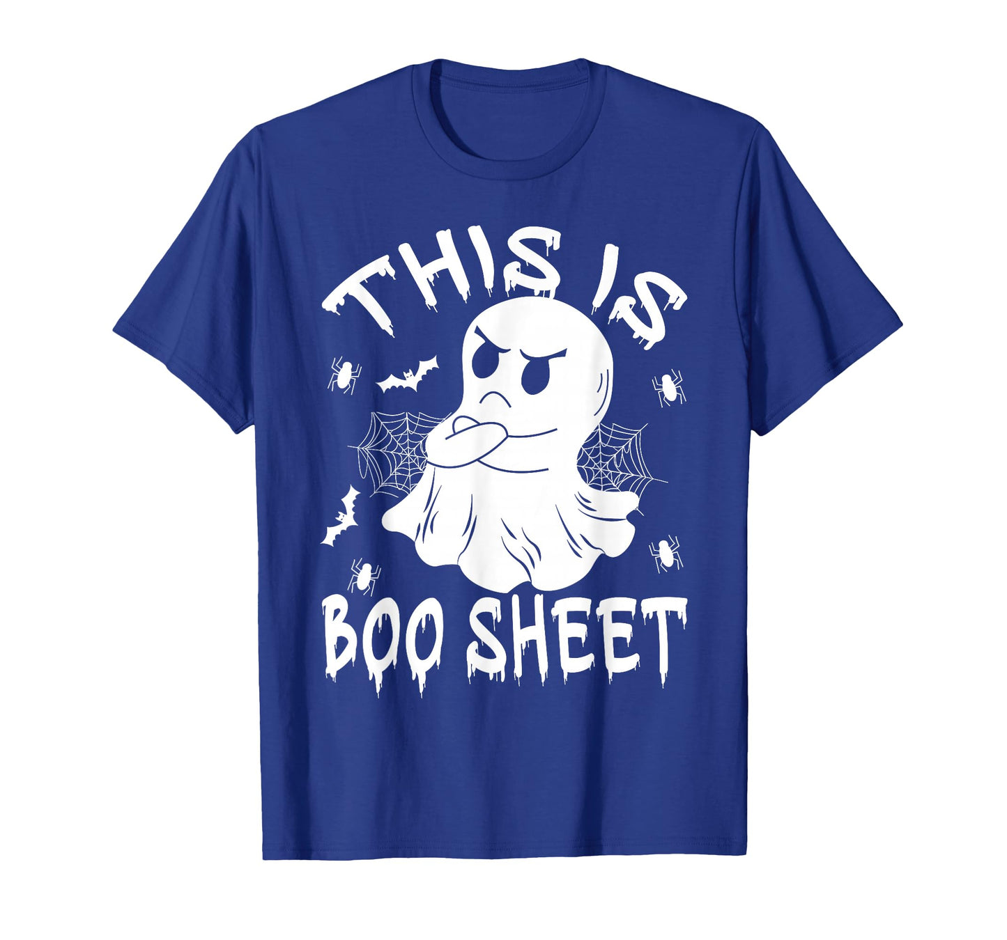 This is Boo Sheet Ghost Retro Halloween Costume Men Women T-Shirt