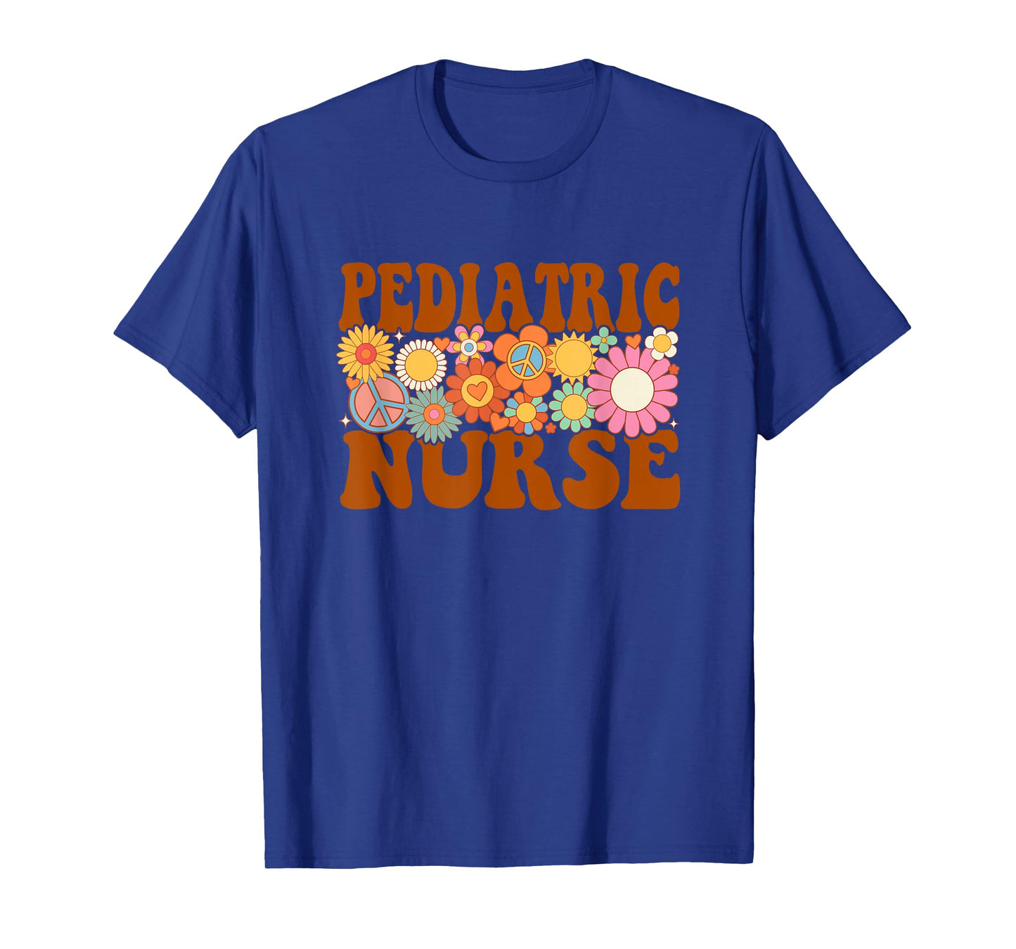 Pediatric Nurse Future Nurse Nurse Life Nursing Retro Groovy T-Shirt