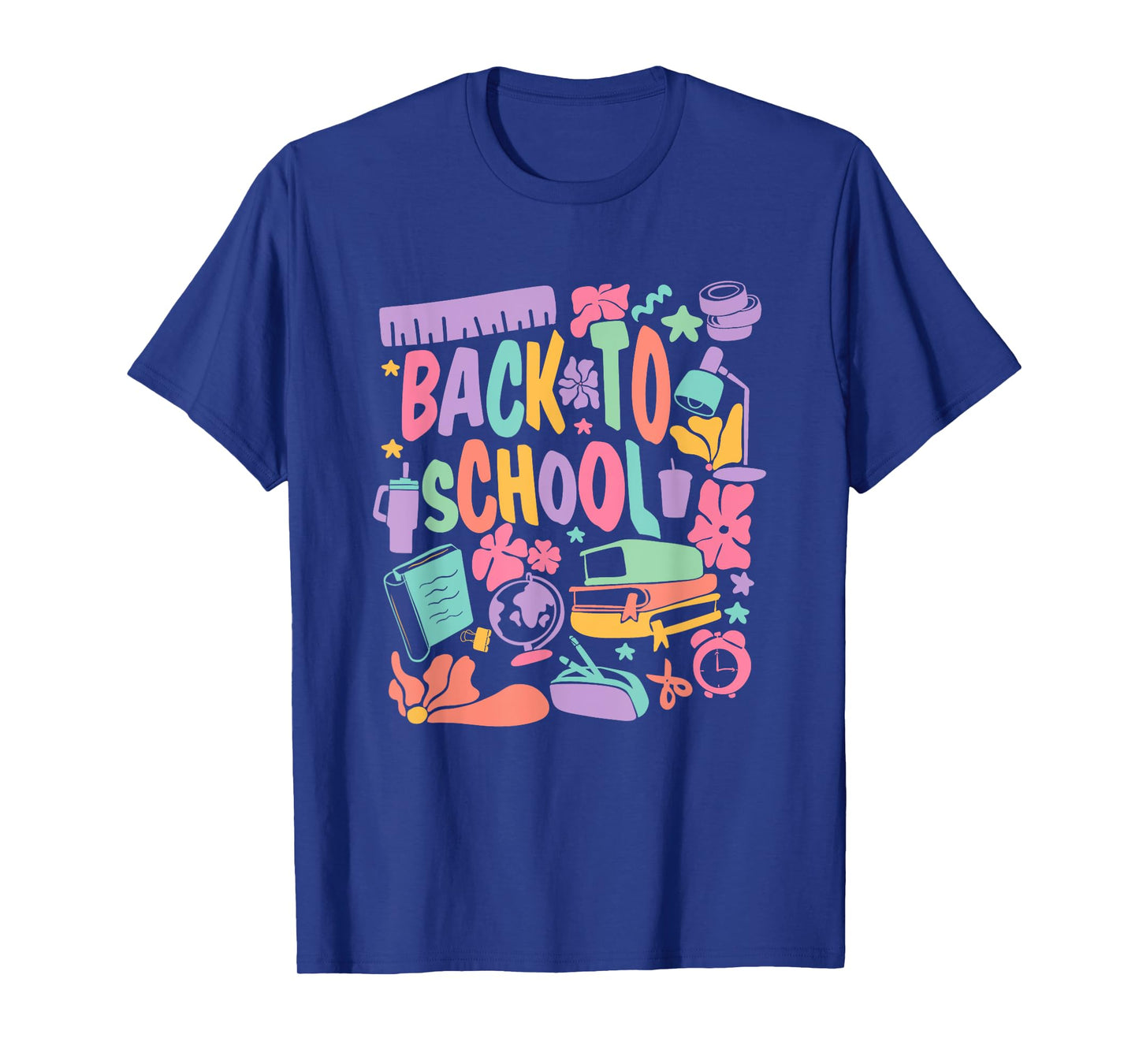 Back To School Colorful Supplies Vibes T-Shirt