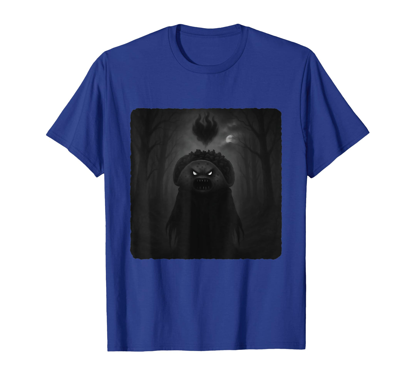 Taco Grim Reaper Cloak Scary Horror Heart Halloween T-Shirt