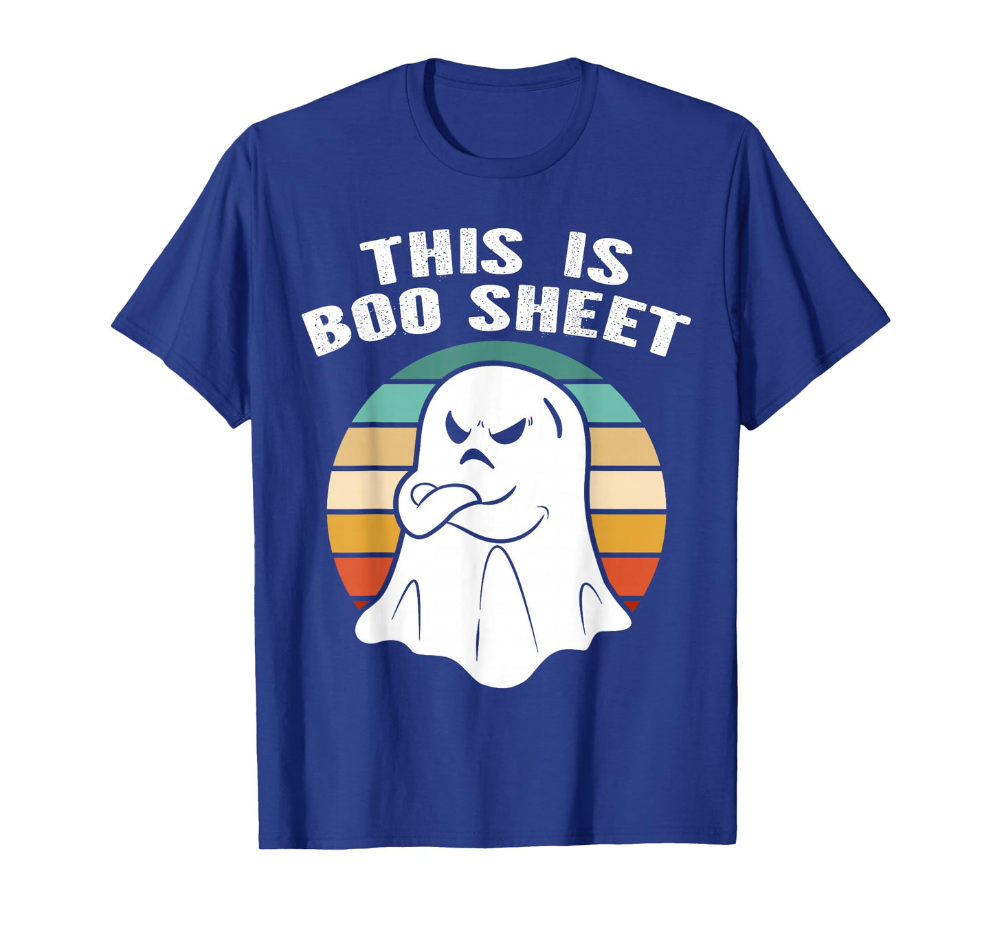 This is Boo Sheet Ghost Retro Halloween Costume Men Women T-Shirt
